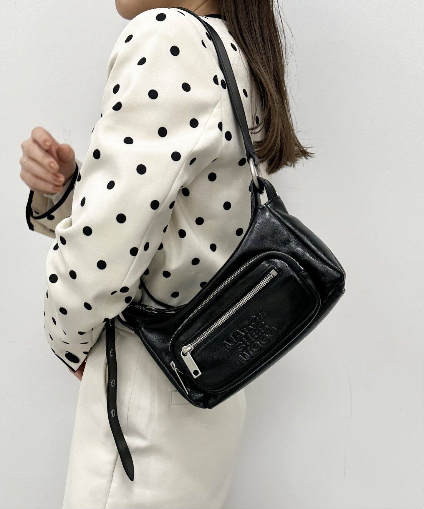 MARGE SHERWOOD/マージシャーウッド】 OUTPOCKET HOBO MINI 