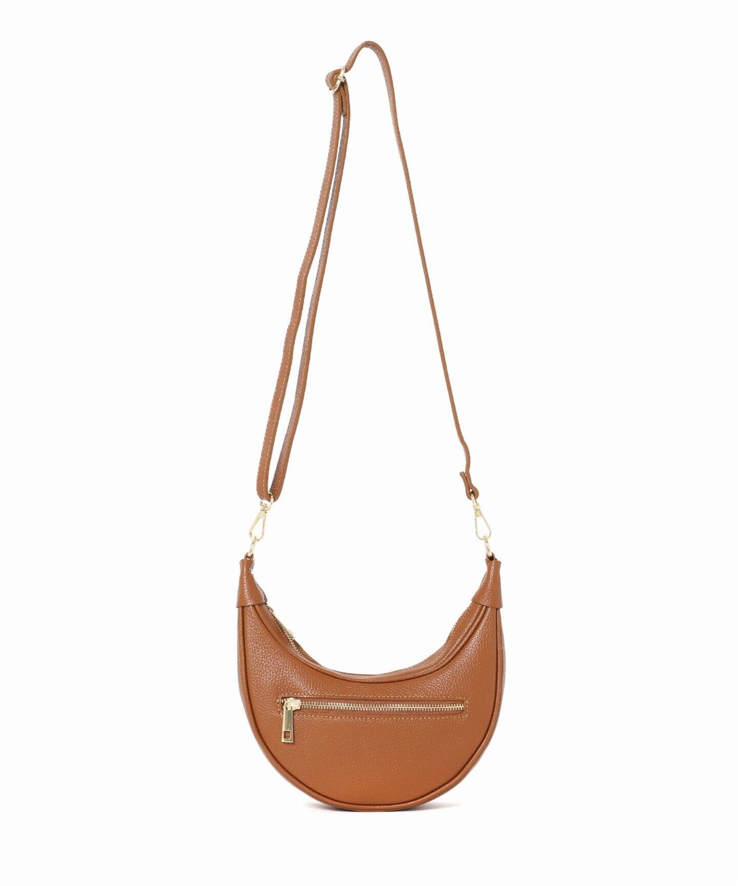 AULENTTI/オウレンティ】 HALF MOON 2WAY ショルダーバッグ 