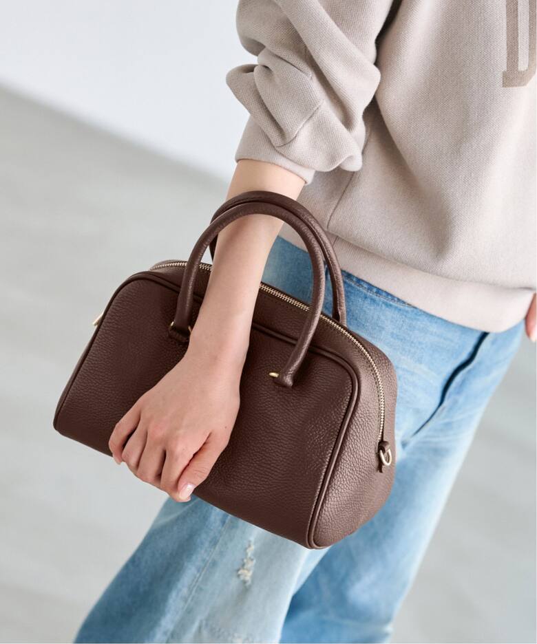 AULENTTI/オウレンティ 2WAYスクエアボストン（ボストンバッグ  