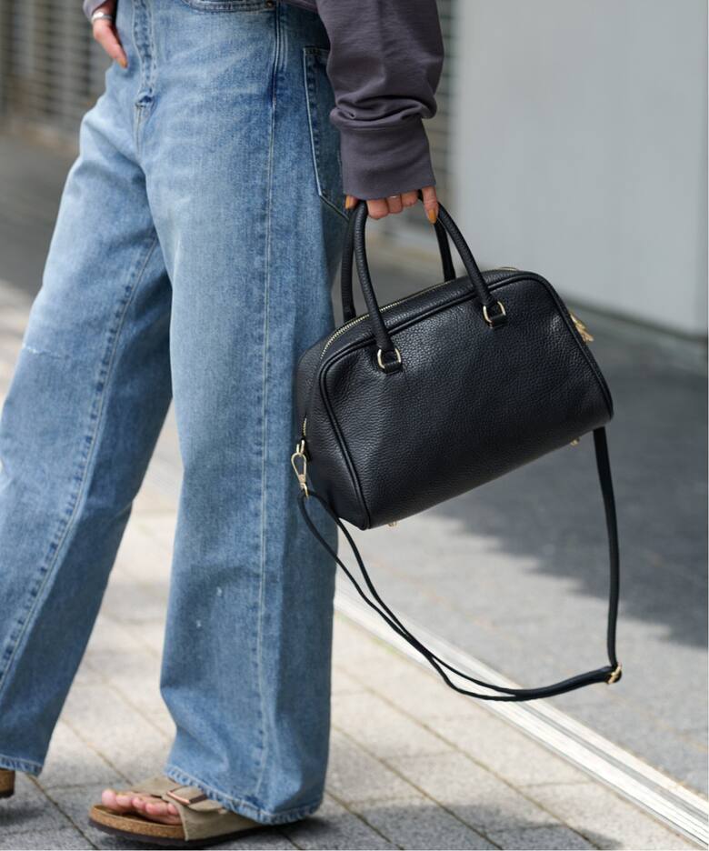 AULENTTI/オウレンティ 2WAYスクエアボストン（ボストンバッグ  