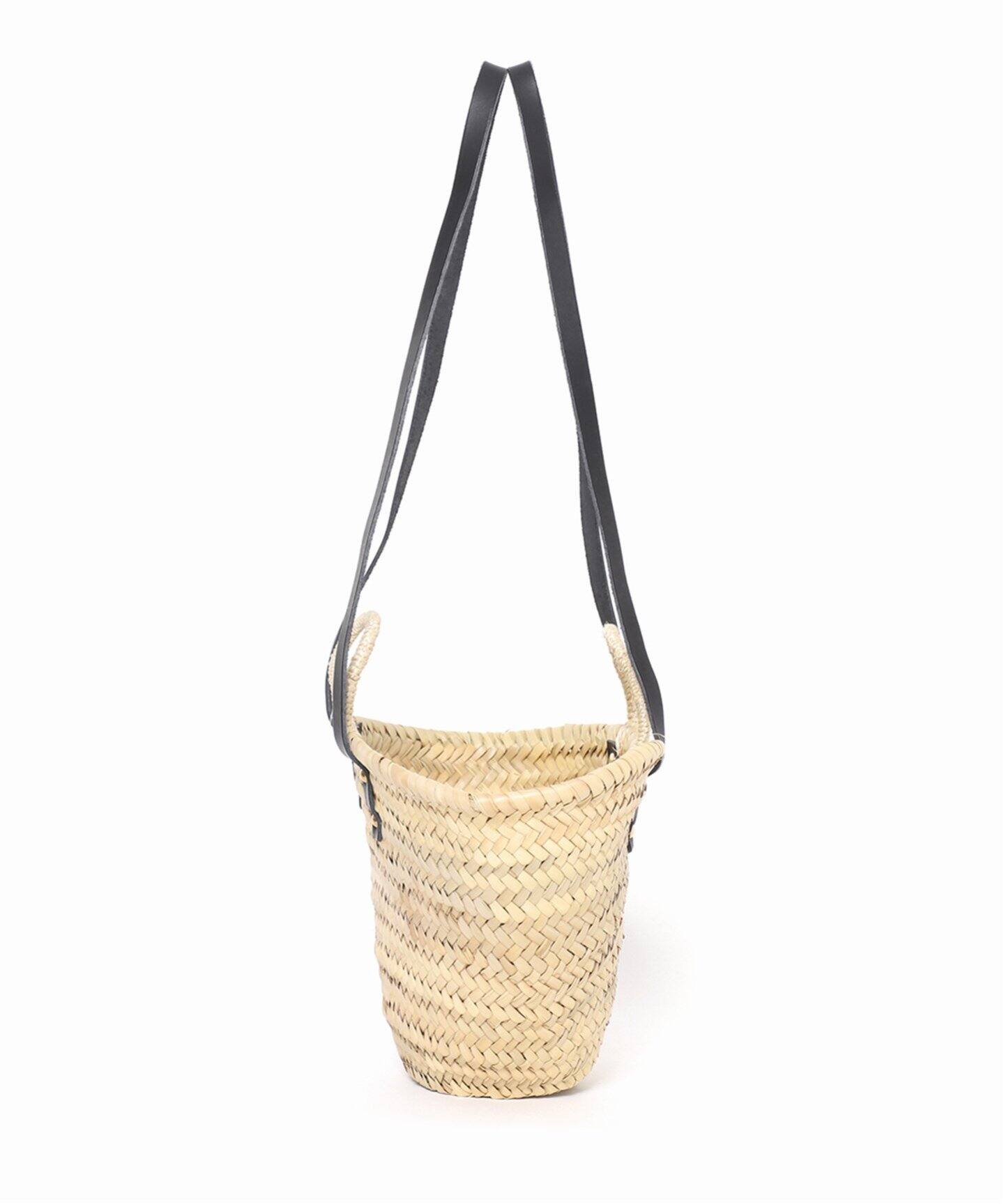 AULENTTI/オウレンティ】ロングショルダーパームリーフBAG（かごバッグ  