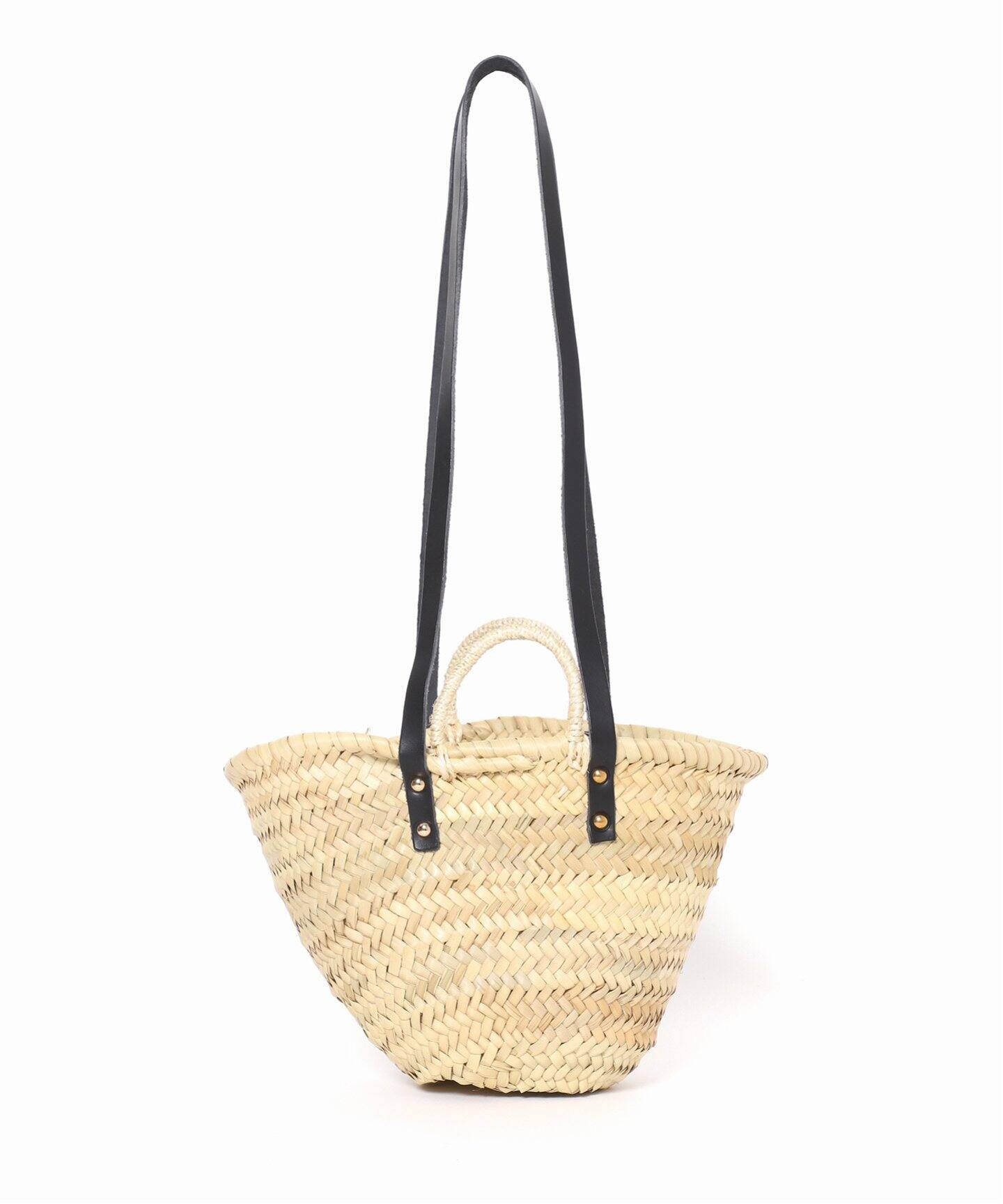 AULENTTI/オウレンティ】ロングショルダーパームリーフBAG（かごバッグ  