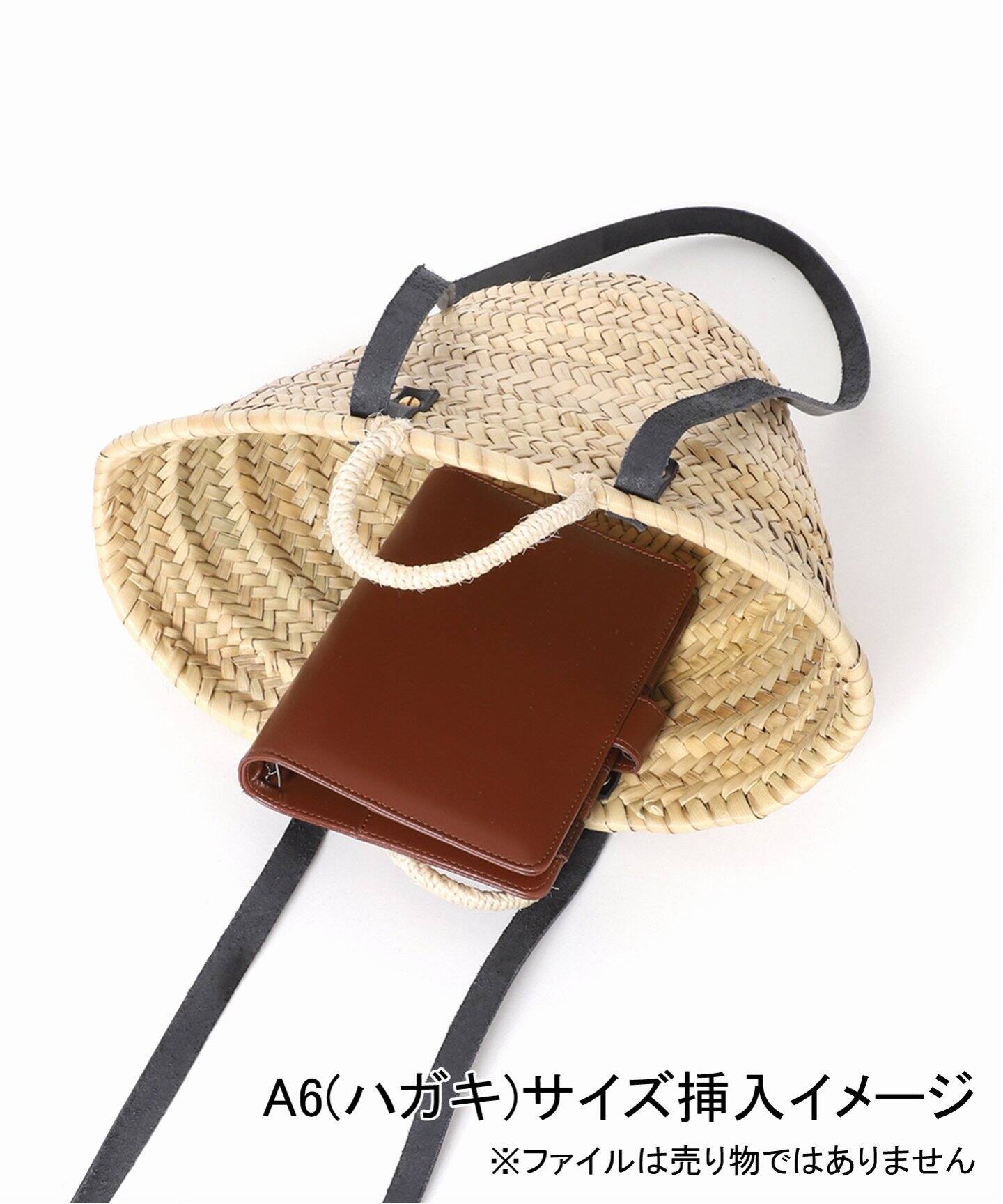 AULENTTI/オウレンティ】ロングショルダーパームリーフBAG（かごバッグ  