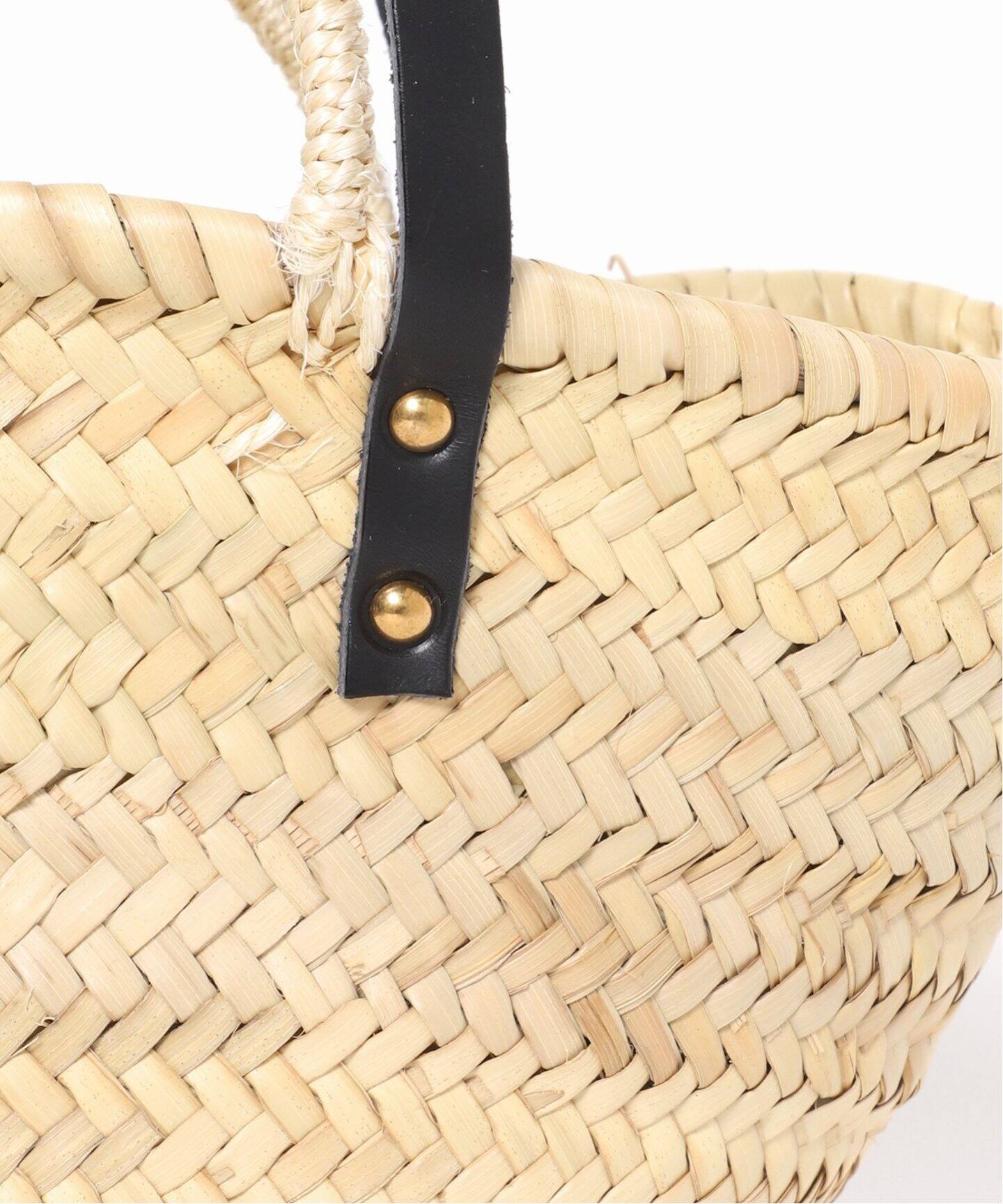 AULENTTI/オウレンティ】ロングショルダーパームリーフBAG（かごバッグ  