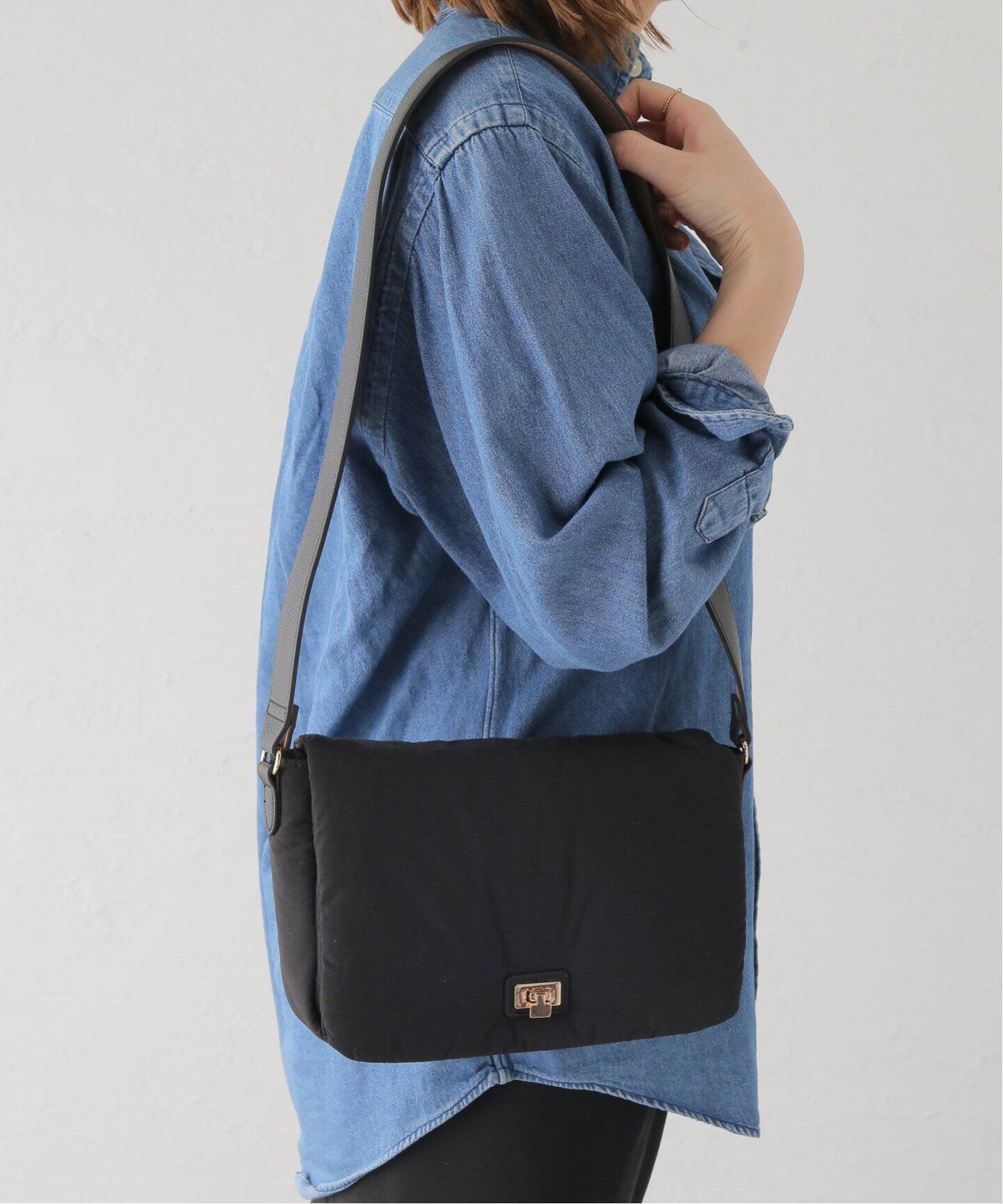 &MyuQ/アンドミューク】FATA ナイロンショルダーバッグ（ショルダー  