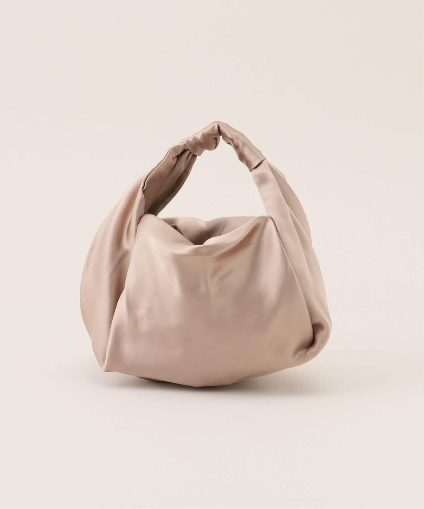 シルクサテンミニバッグ ダークブラウン Traditional Standard
