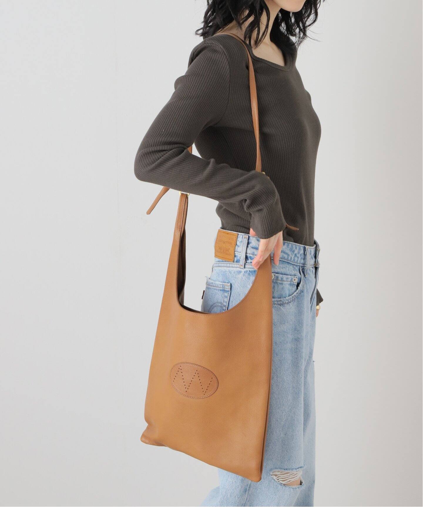 NICENESS / ナイスネス 】LOWE G MIDI ゴートレザーショルダー ミディ  