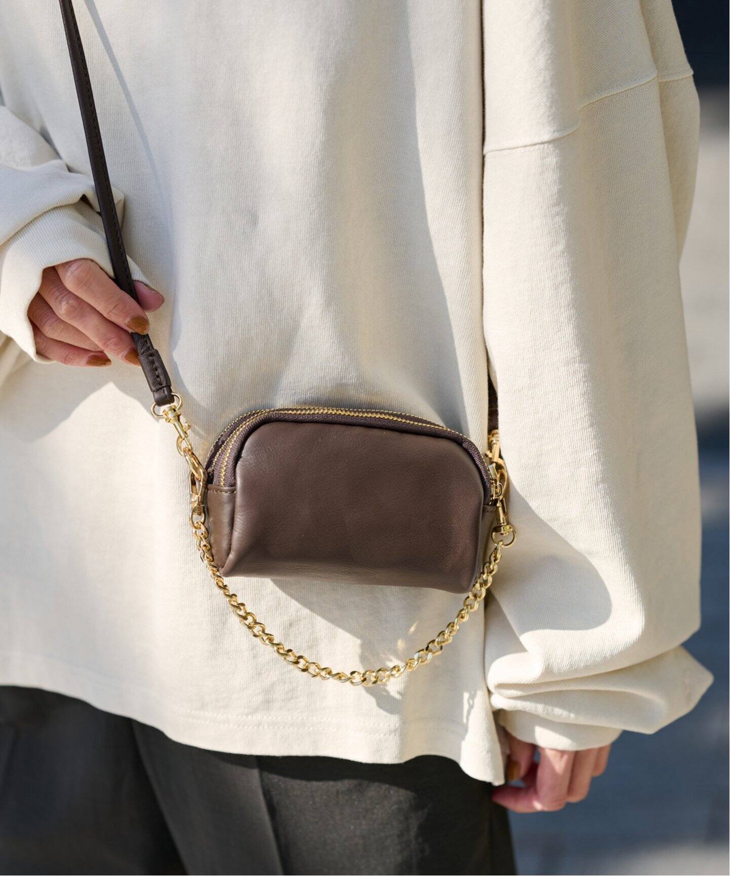 AULENTTI/オウレンティ】別注アクセサリーポーチショルダーBAG 