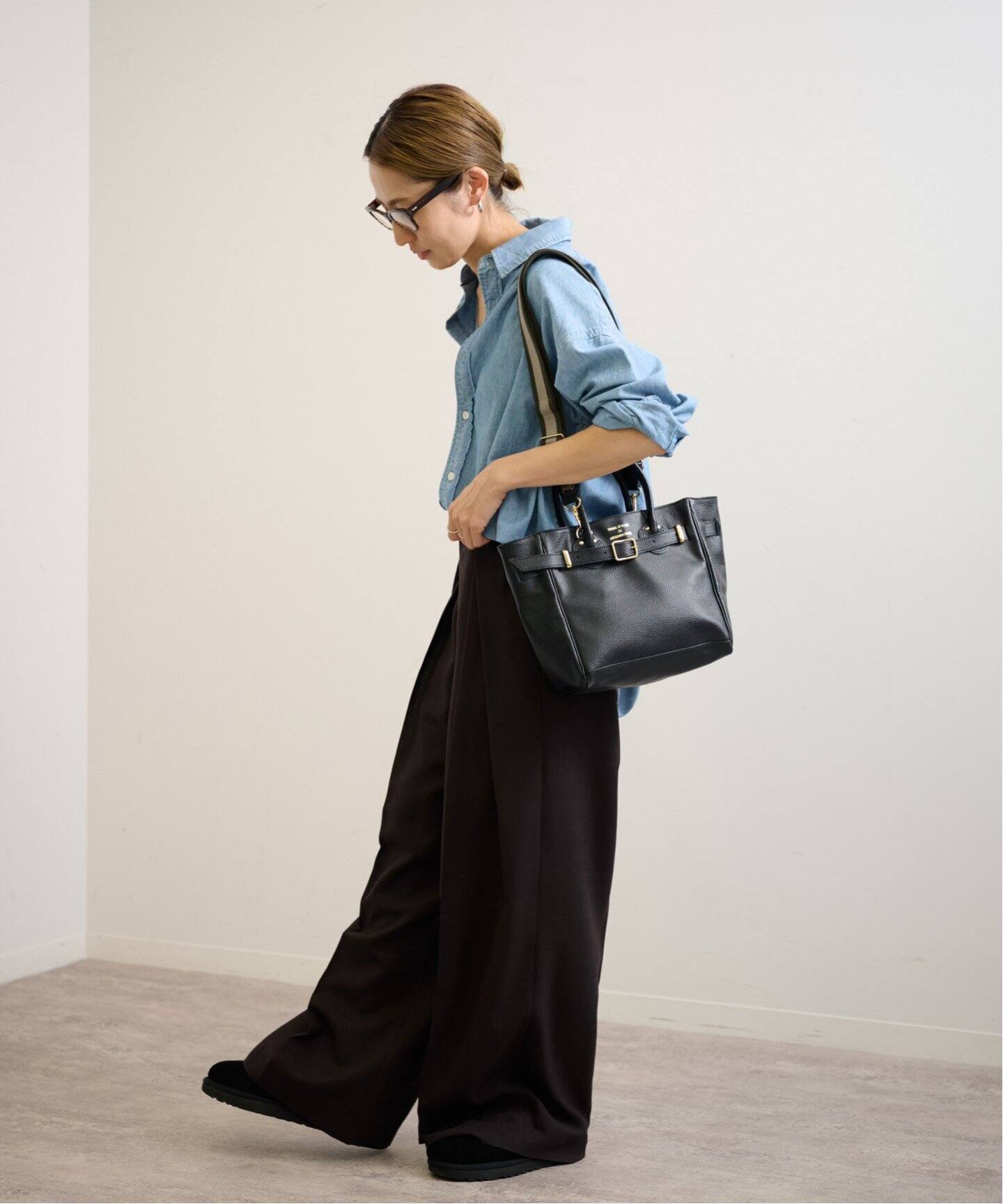 ≪追加≫YOUNG＆OLSEN 別注ストラップ付きベルトバッグ2  