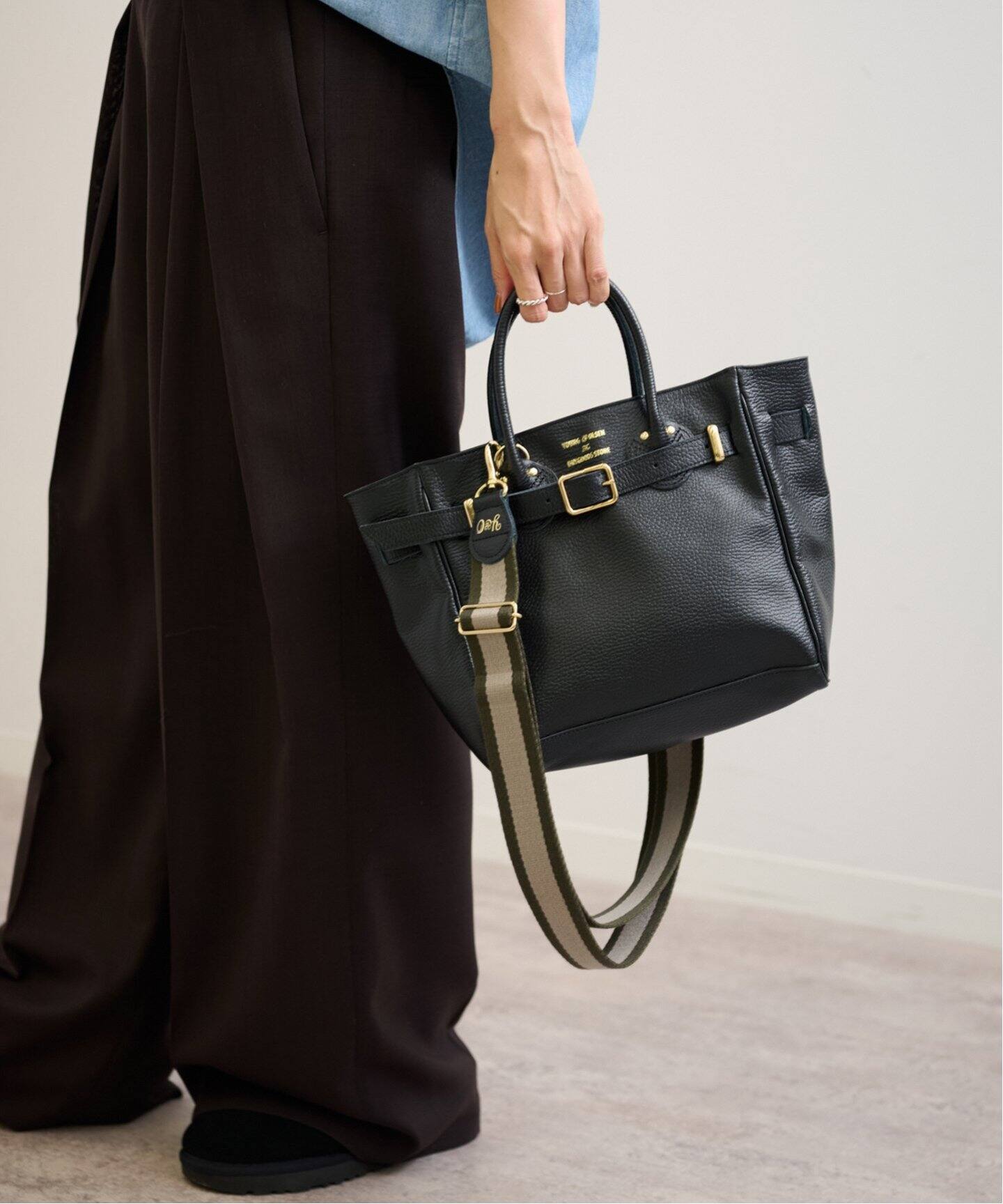 ≪追加≫YOUNG＆OLSEN 別注ストラップ付きベルトバッグ2  