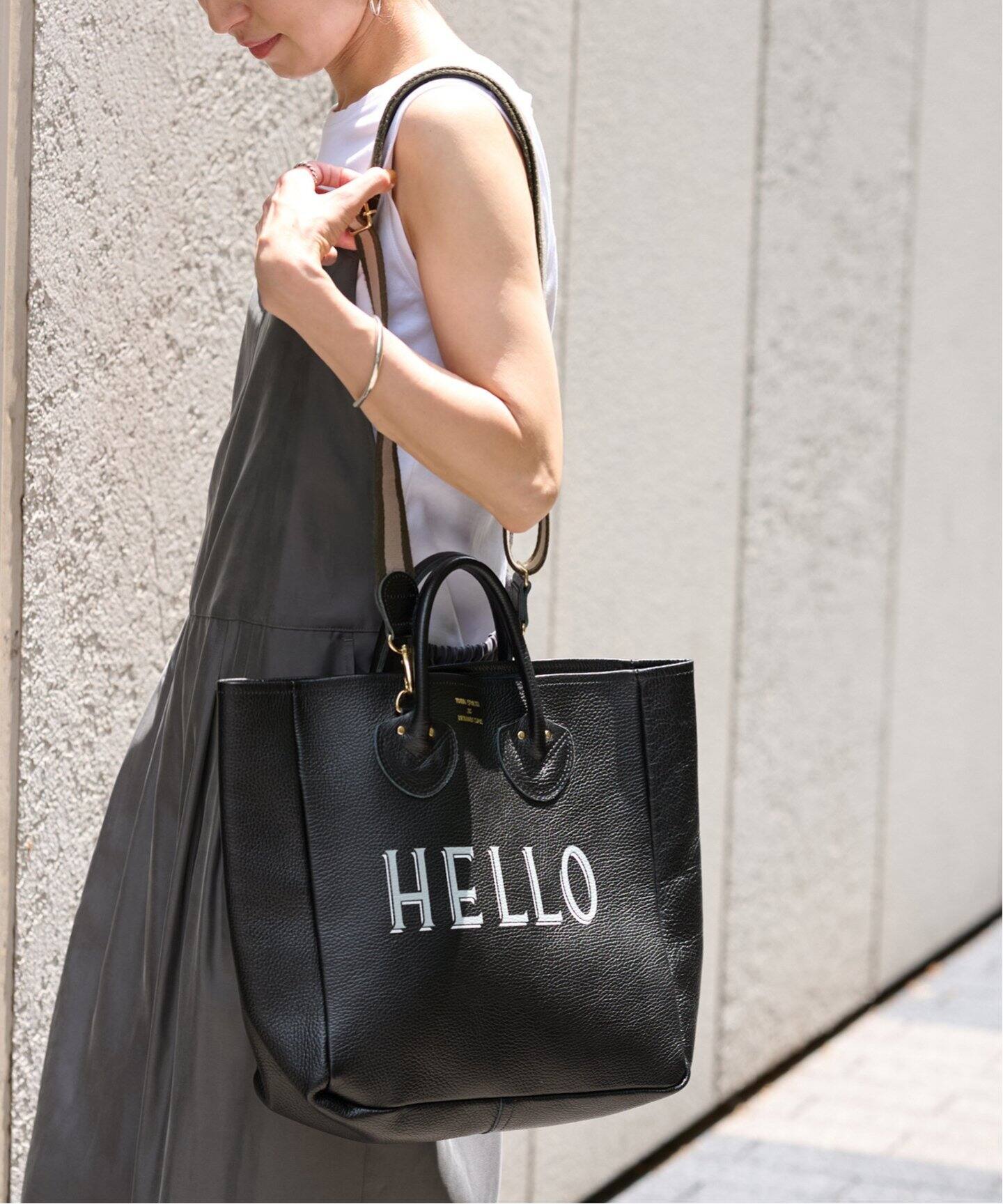 ≪追加≫【YOUNG&OLSEN】 別注ストラップ付きHELLOバッグ（トート  