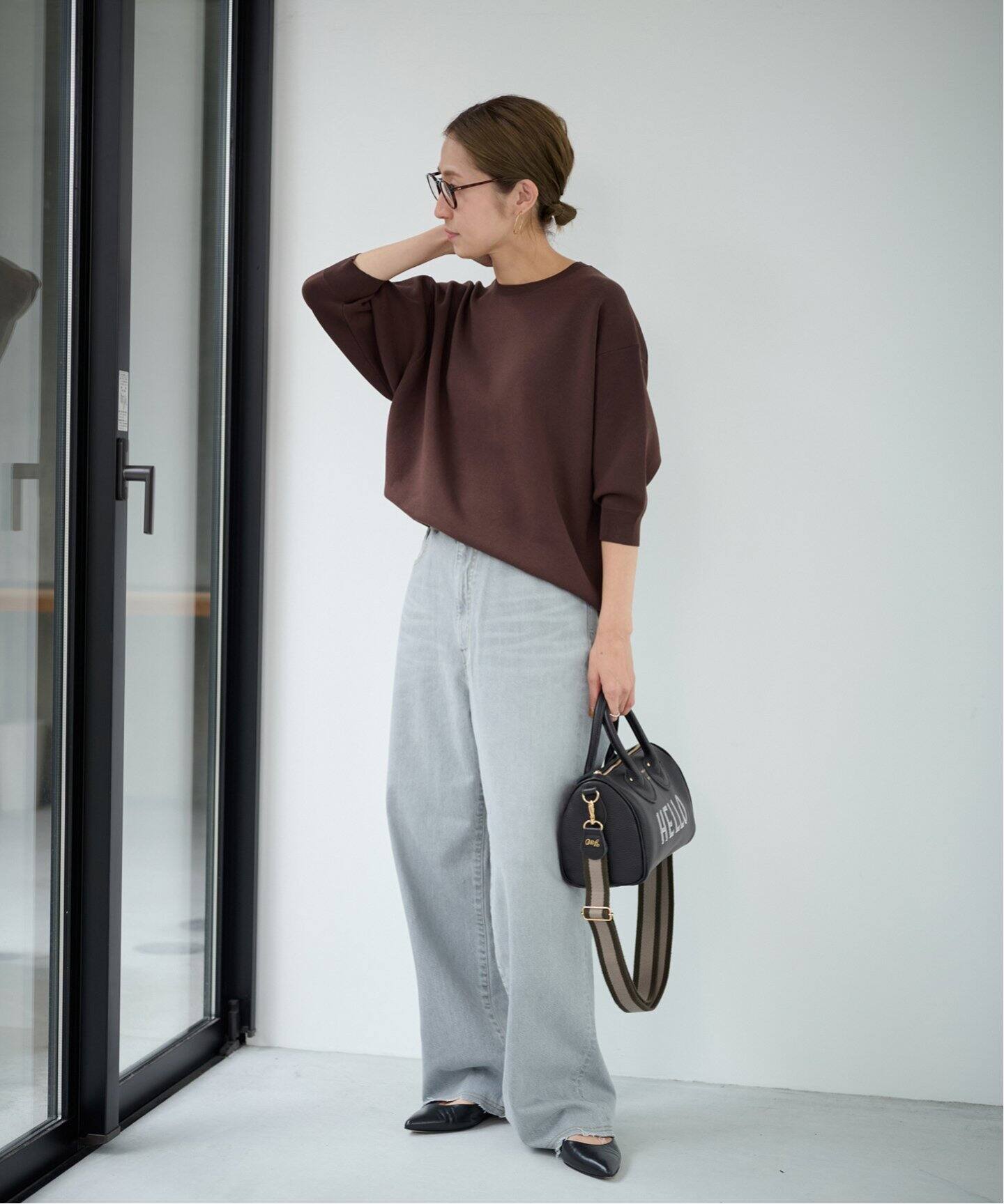 ≪追加≫YOUNG＆OLSEN 別注HELLO STRAP BOSTON バッグ（ボストンバッグ  