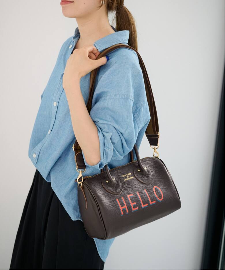 ≪追加≫YOUNG＆OLSEN 別注HELLO STRAP BOSTON バッグ（ボストンバッグ  