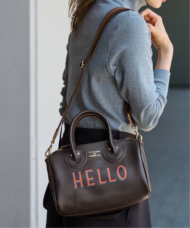 ≪追加≫YOUNG＆OLSEN 別注HELLO STRAP BOSTON バッグ（ボストンバッグ  