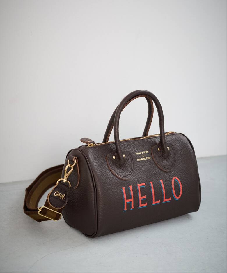 ≪追加≫YOUNG＆OLSEN 別注HELLO STRAP BOSTON バッグ（ボストンバッグ  