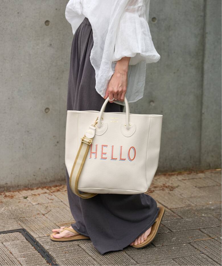 ≪追加≫YOUNG&OLSEN 別注ストラップ付きHELLOバッグ2（トートバッグ  