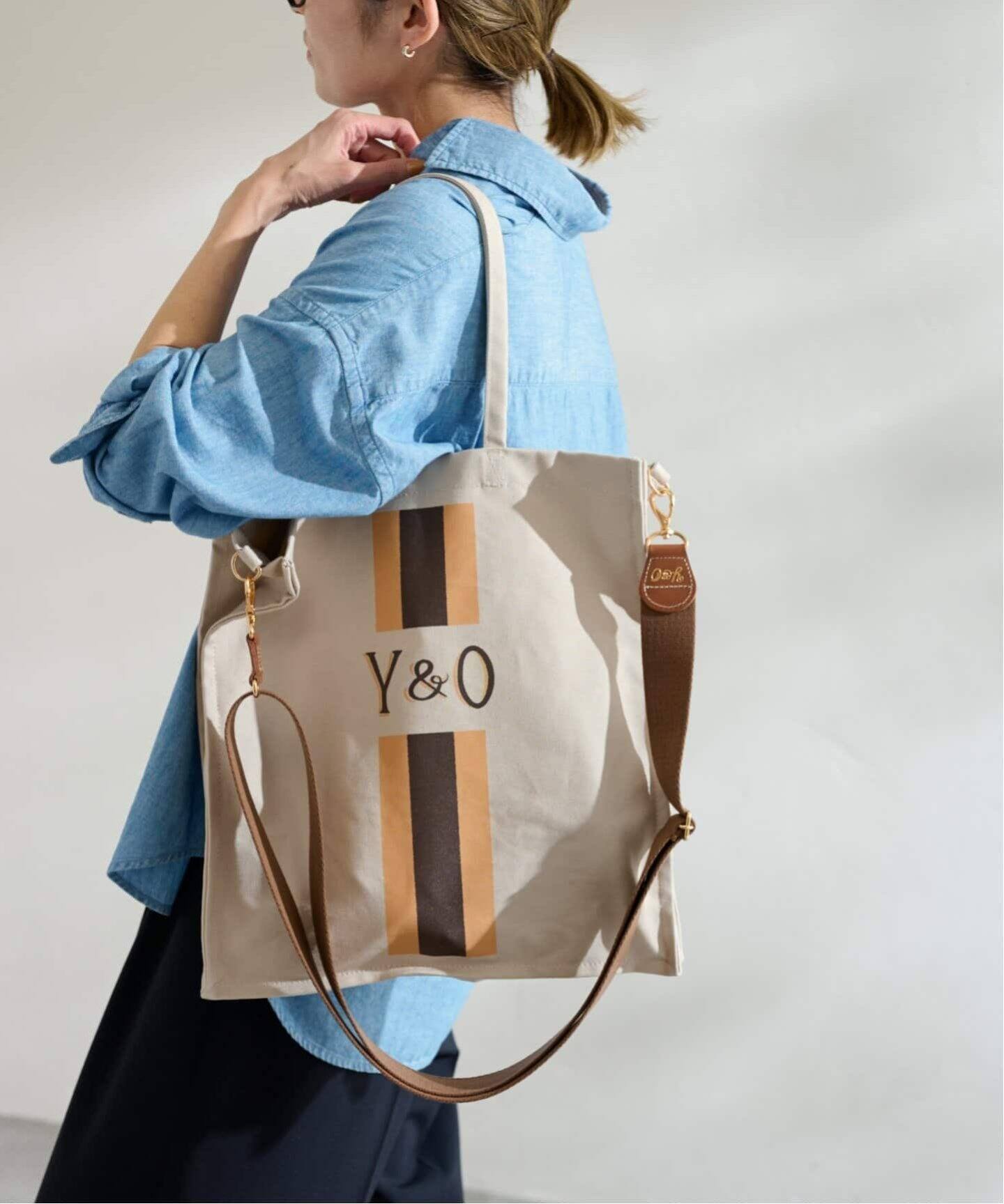 ≪追加≫YOUNG&OLSEN/ヤングアンドオルセン STRAP MARKET TOTE2  