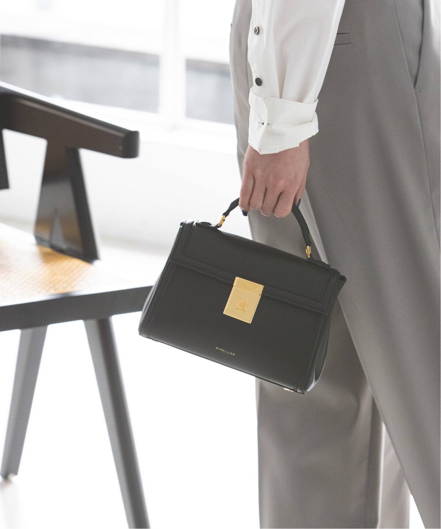 DEMELLIER/デメリエー Paris ブラック（ショルダーバッグ）｜NOBLE  