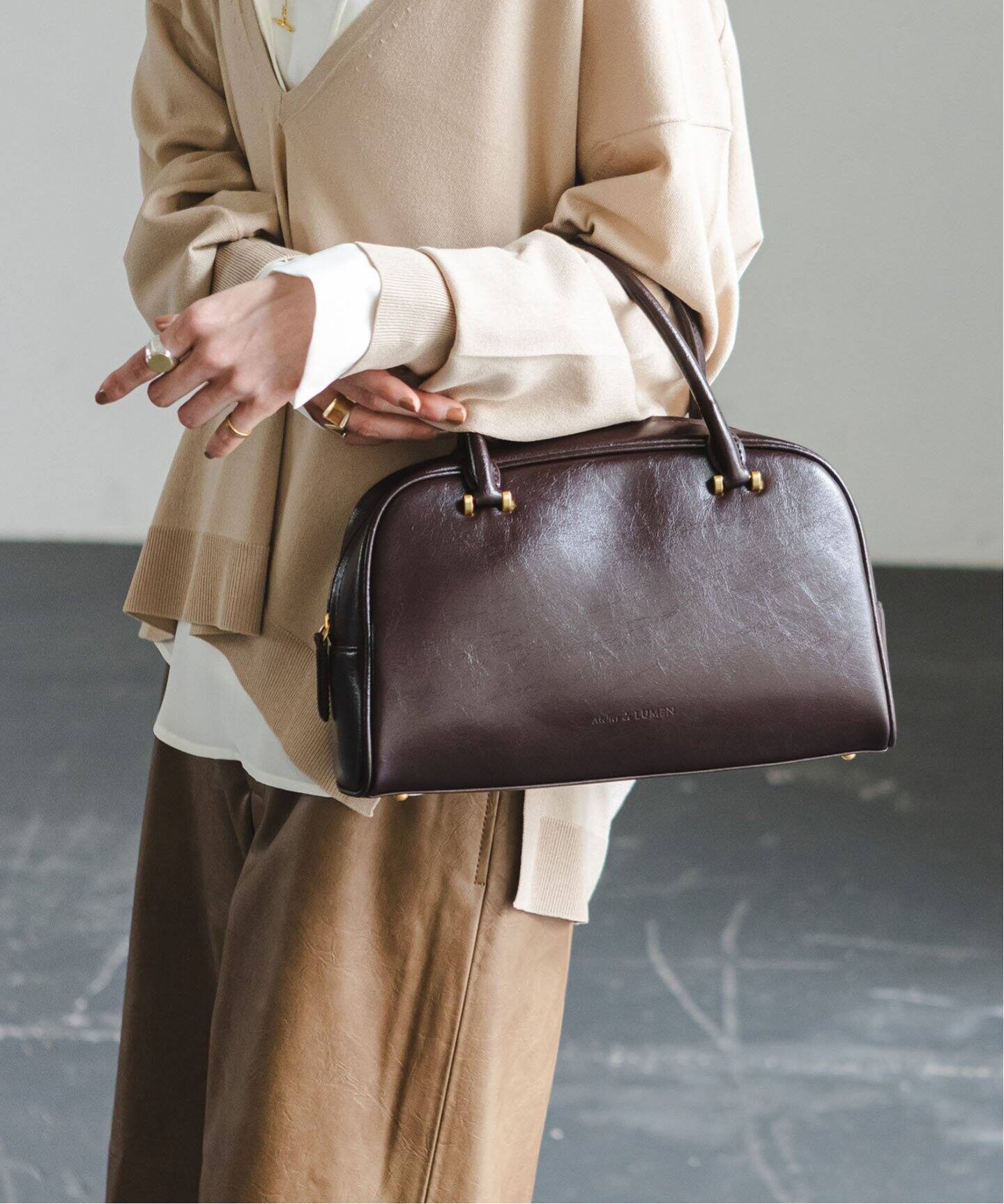 LUMEN/ルーメン BASE TOTE BAG（ハンドバッグ）｜NOBLE（ノーブル）の 
