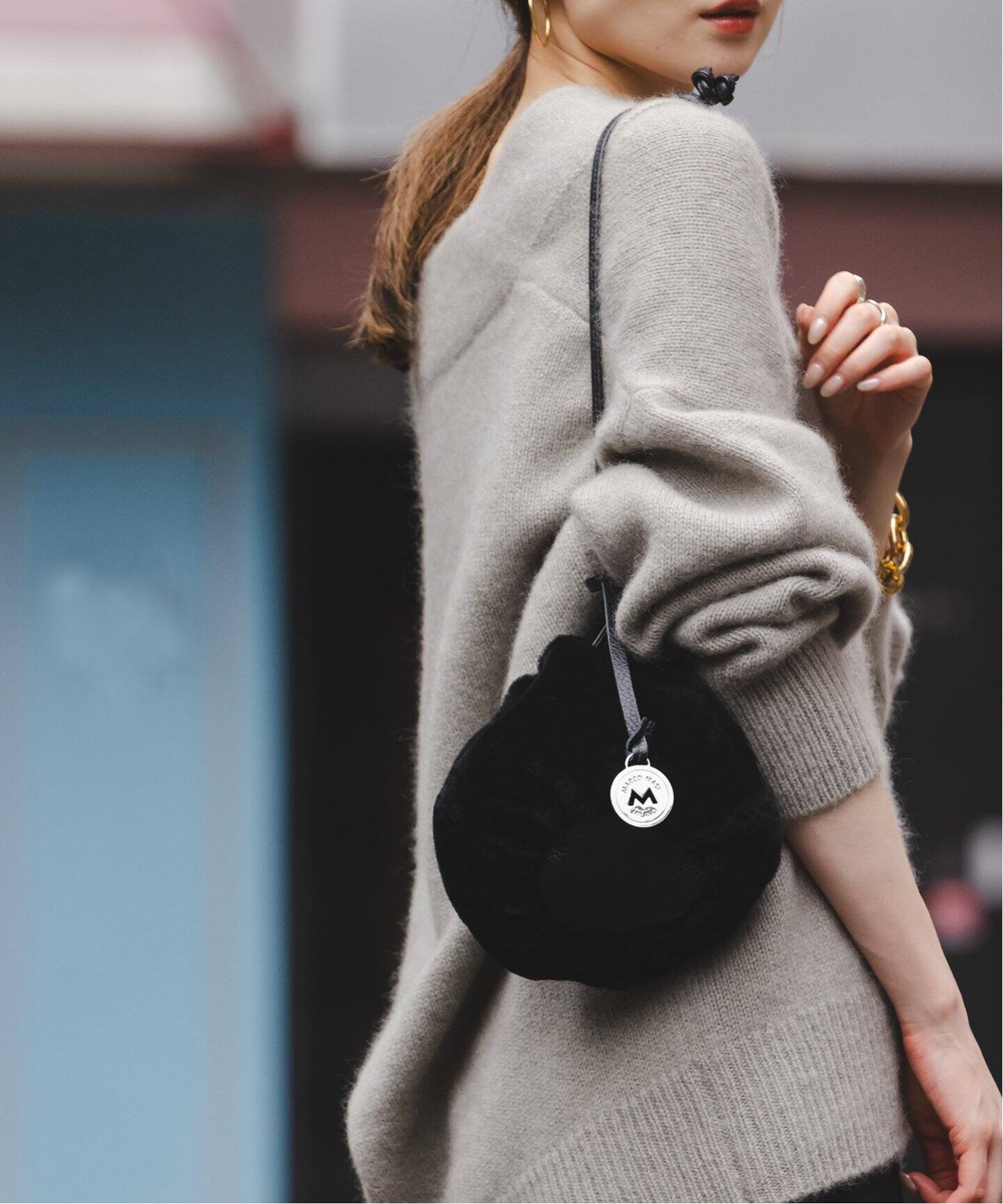 MARCO MASI/マルコマージ ムートンミニバッグ（ハンドバッグ）｜NOBLE  