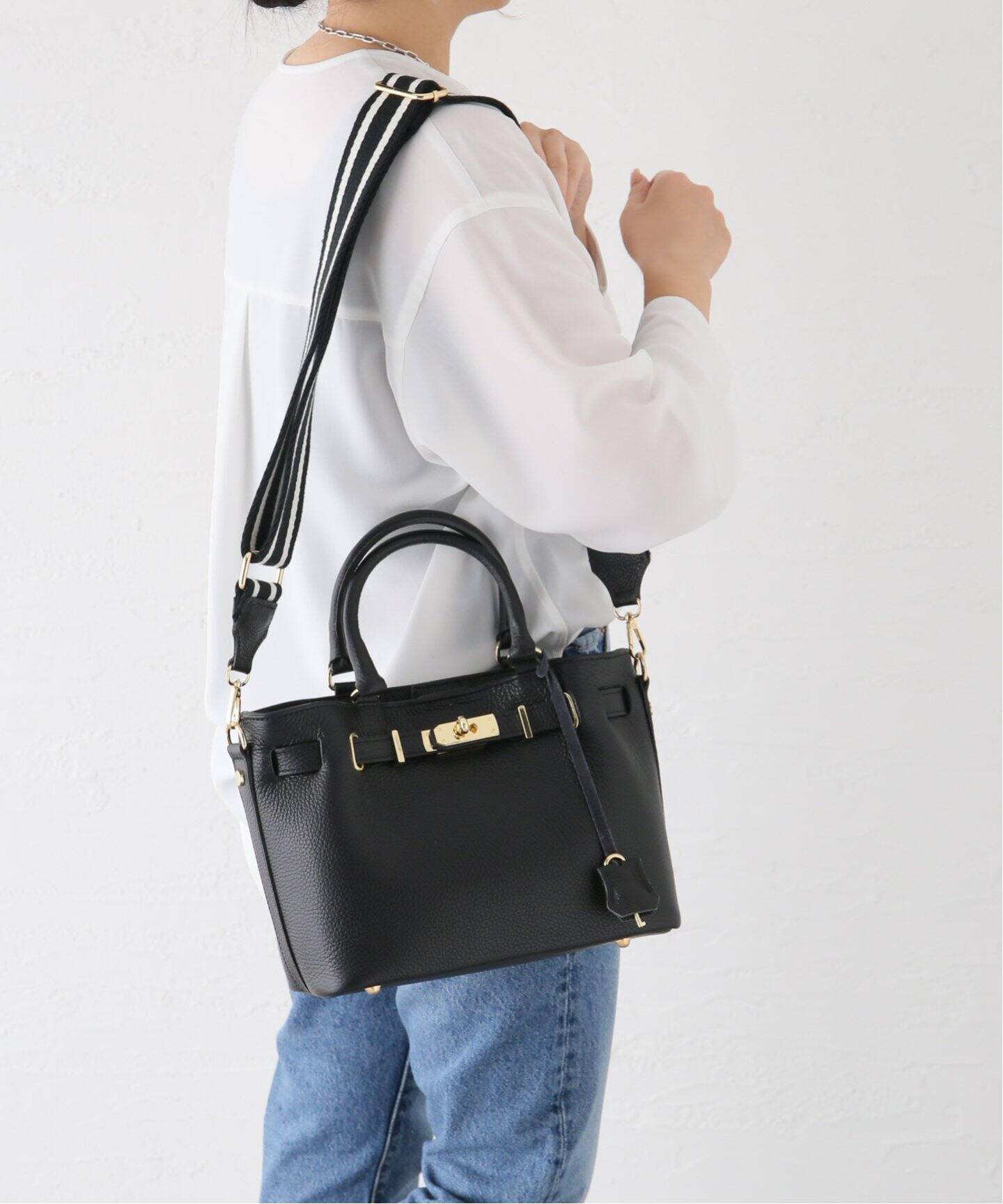 あべのハルカス・WEB限定》【MILOS】金具付きトートS（トートバッグ 