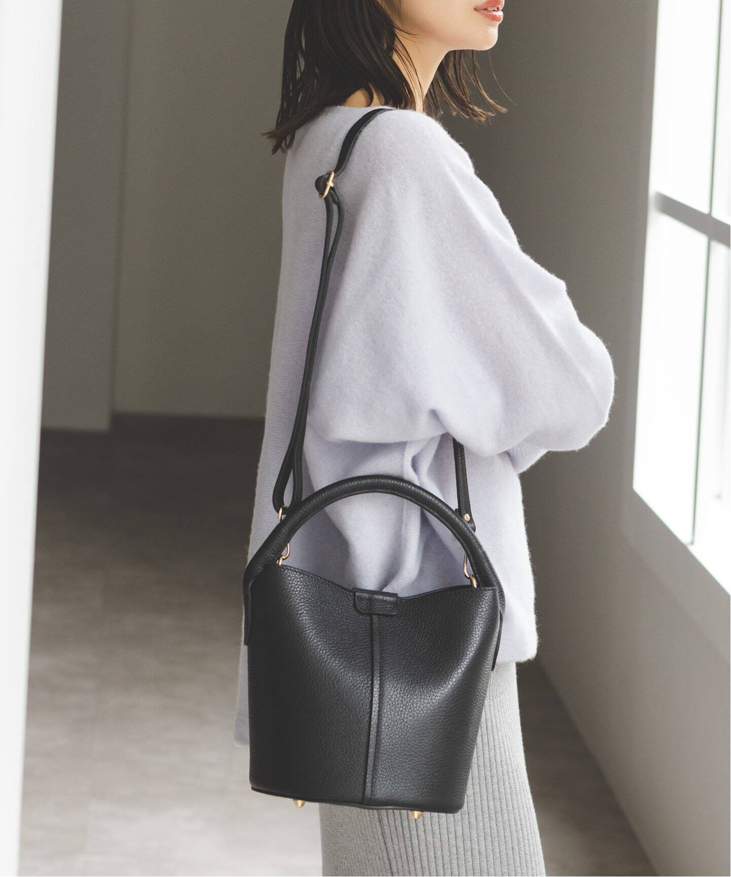 WEB限定》MILOS/ミロス ステッチワンハンドルバッグ（ショルダーバッグ 