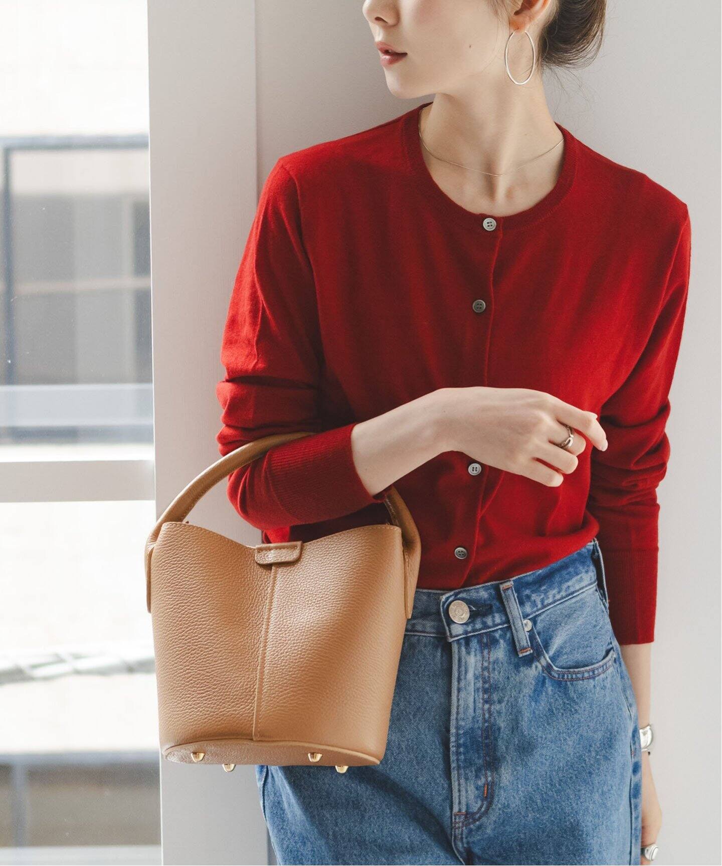 WEB限定》MILOS/ミロス ステッチワンハンドルバッグ（ショルダーバッグ 