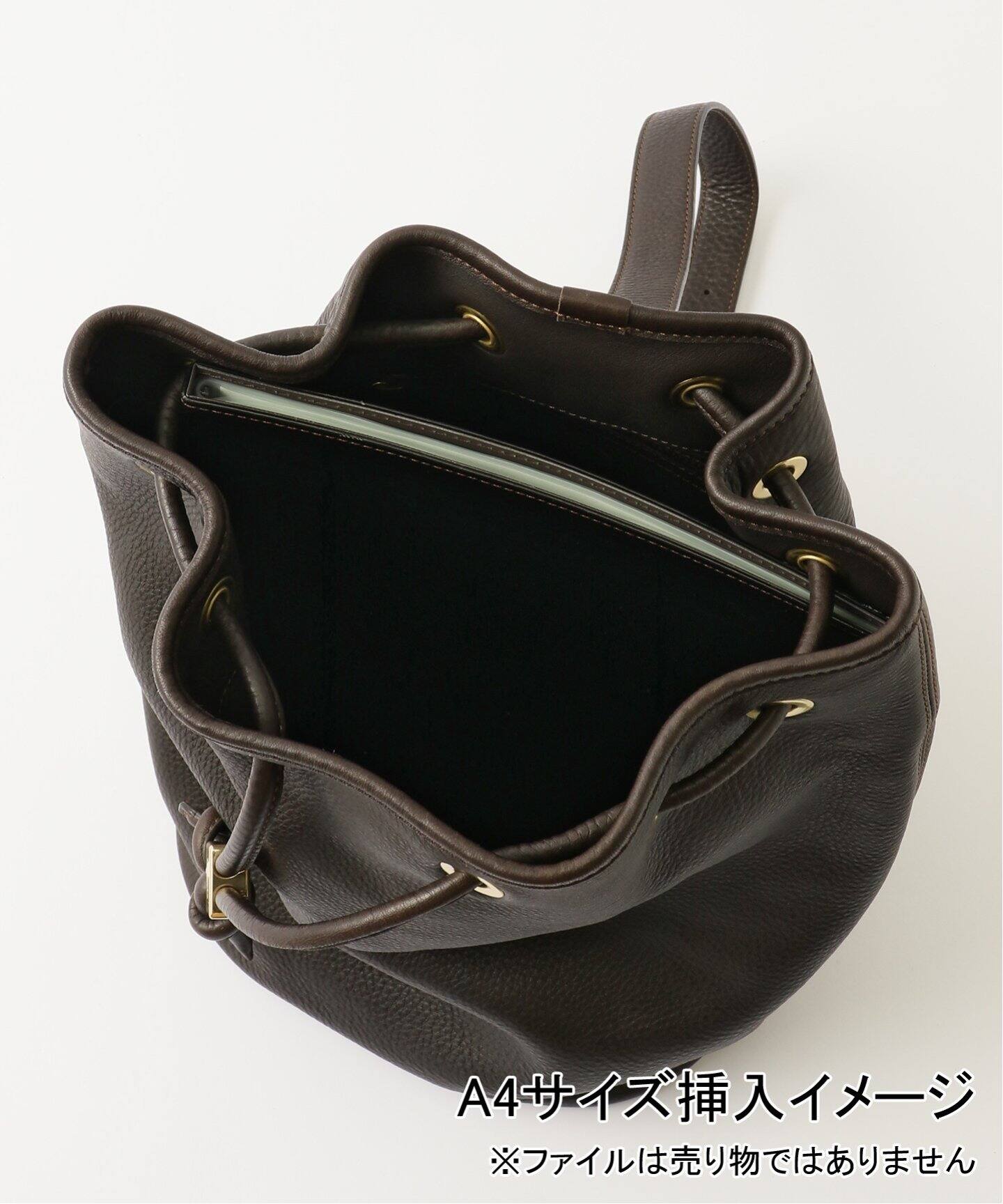 S.MANO / エス マーノ】DRAWSTRING BAG LARGE（ショルダーバッグ  