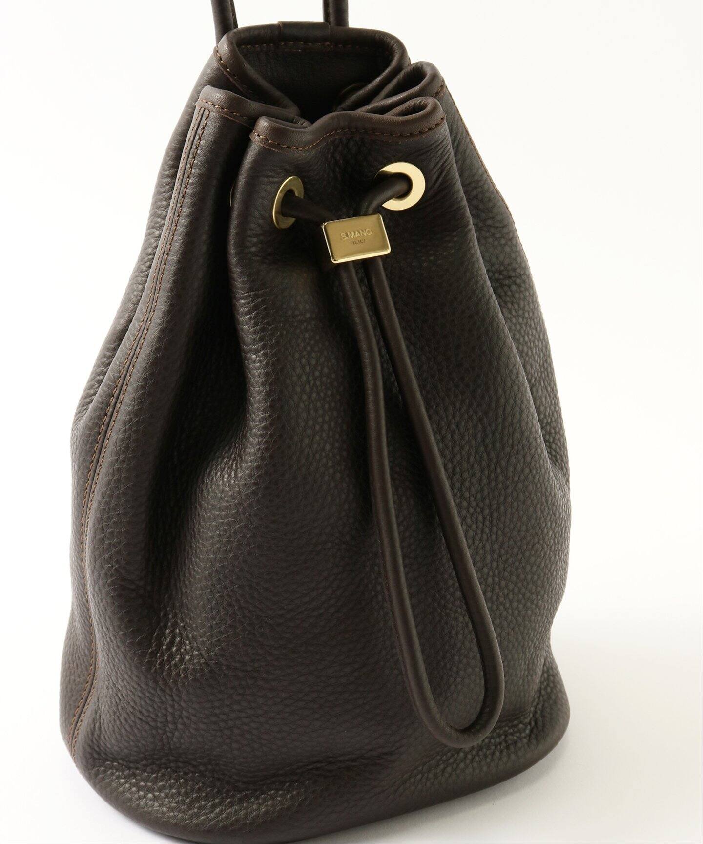 S.MANO / エス マーノ】DRAWSTRING BAG SMALL（ショルダーバッグ  