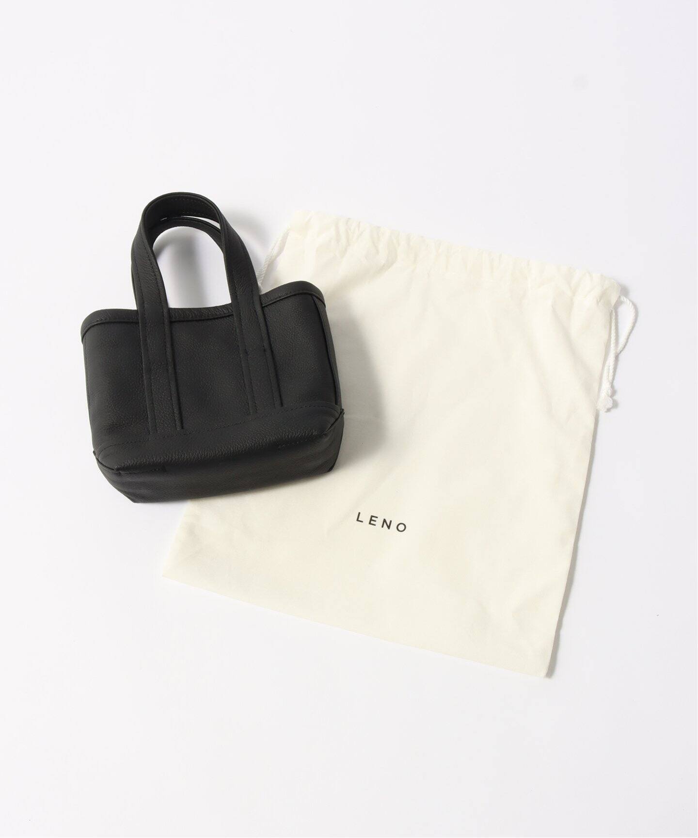 LENO / リノ】LEATHER TOTE BAG MINI（トートバッグ）｜EDIFICE 