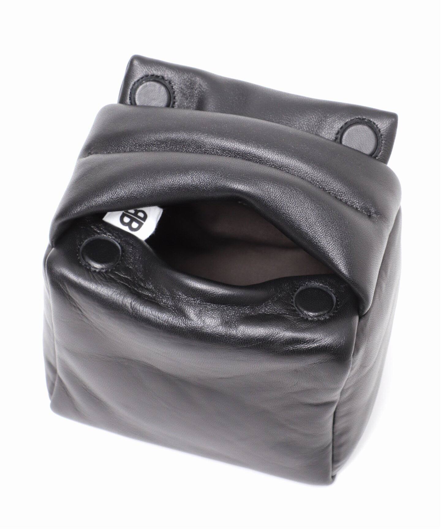 Bucket Baggage/バケットバゲージ】PUFF CUBE SMALL：ハンドバッグ 