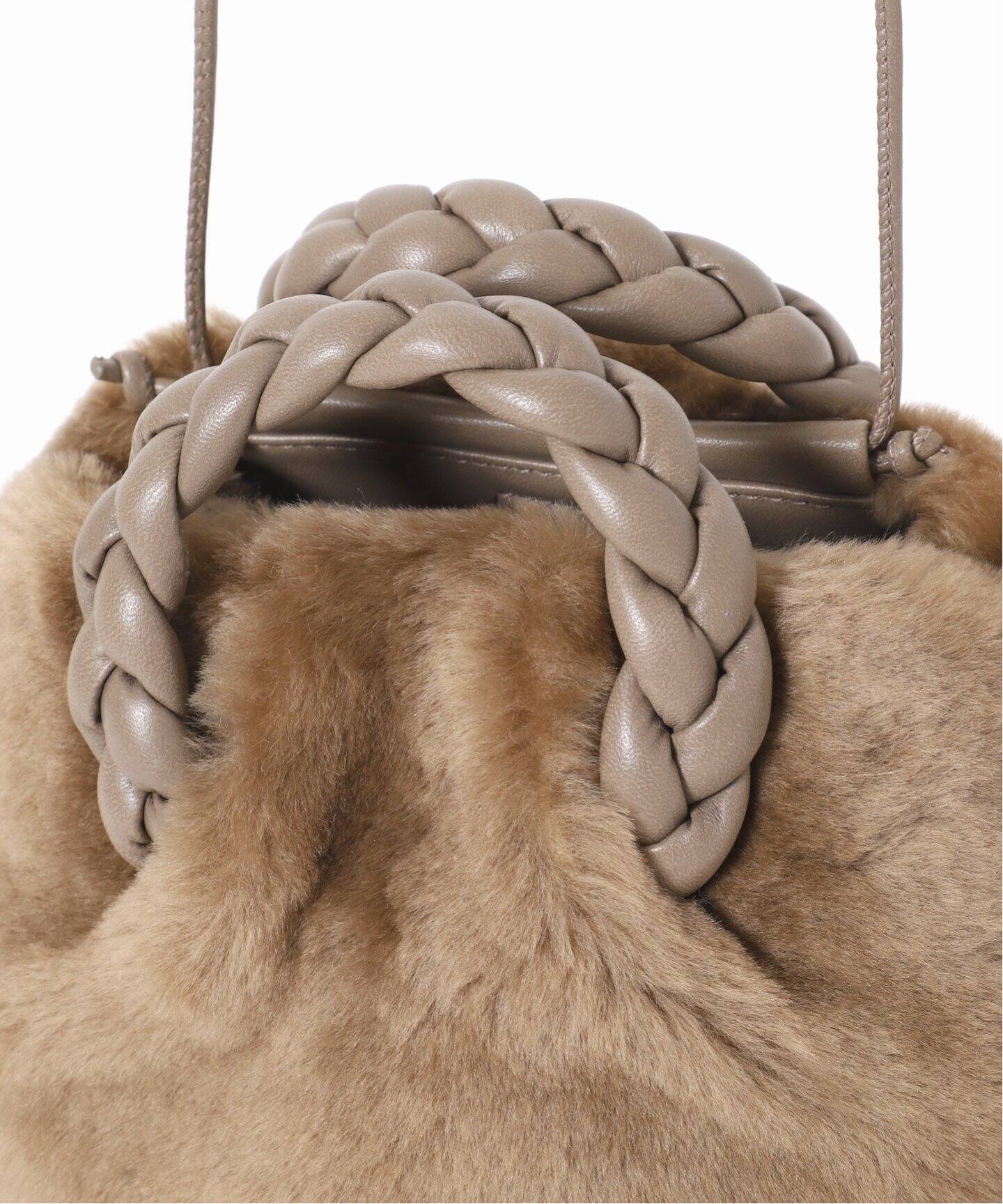 HEREU/ヘリュー】Bombom Shearling：ショルダーバッグ（ショルダー 