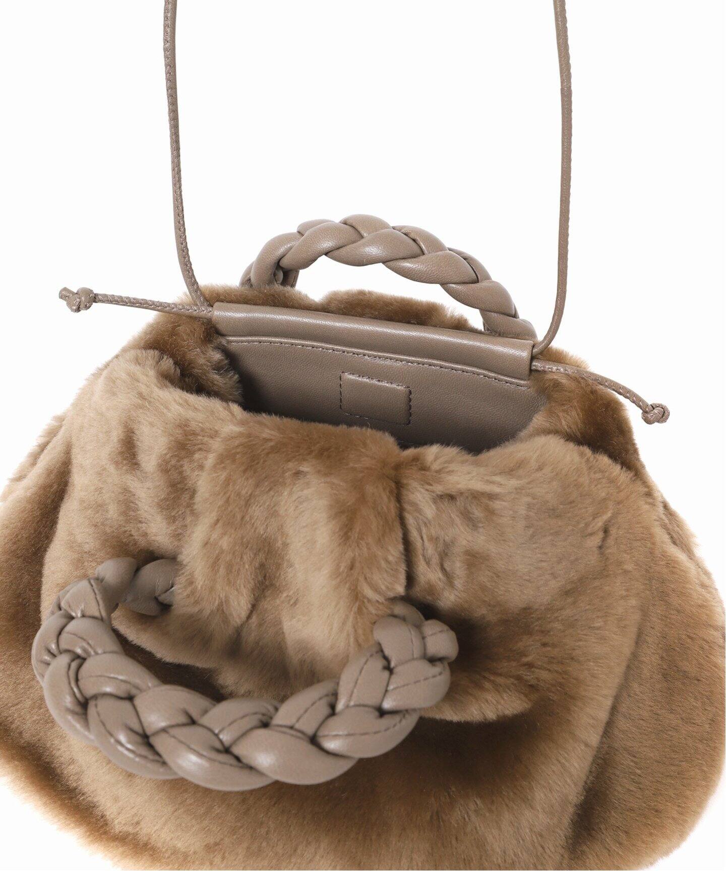HEREU/ヘリュー】Bombom Shearling：ショルダーバッグ（ショルダー 