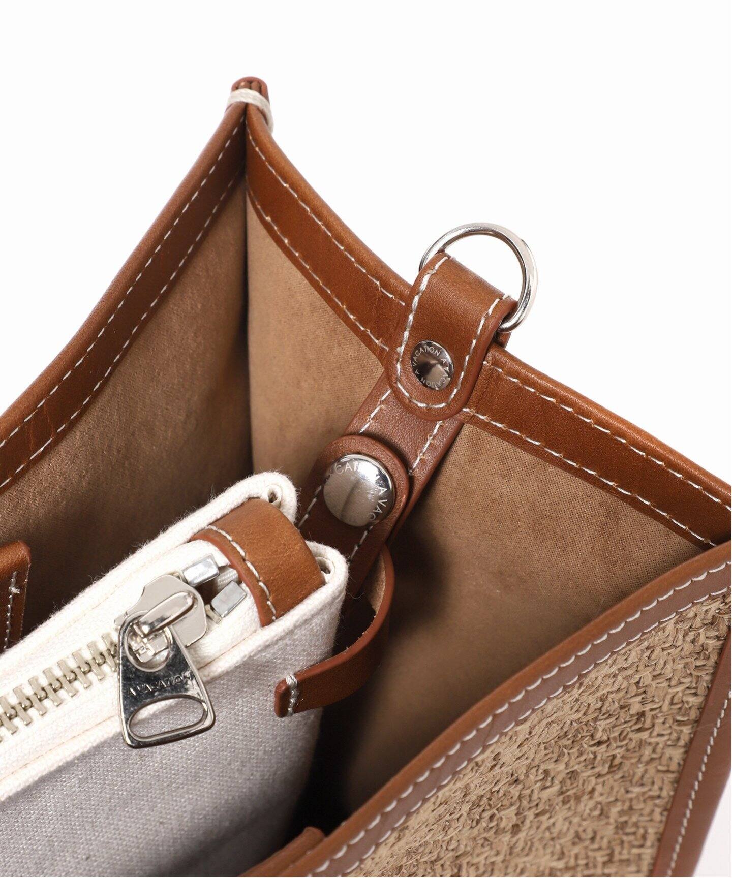 A VACATION/ア ヴァケーション】BREAD M CAMEL：トートバッグ（トート  