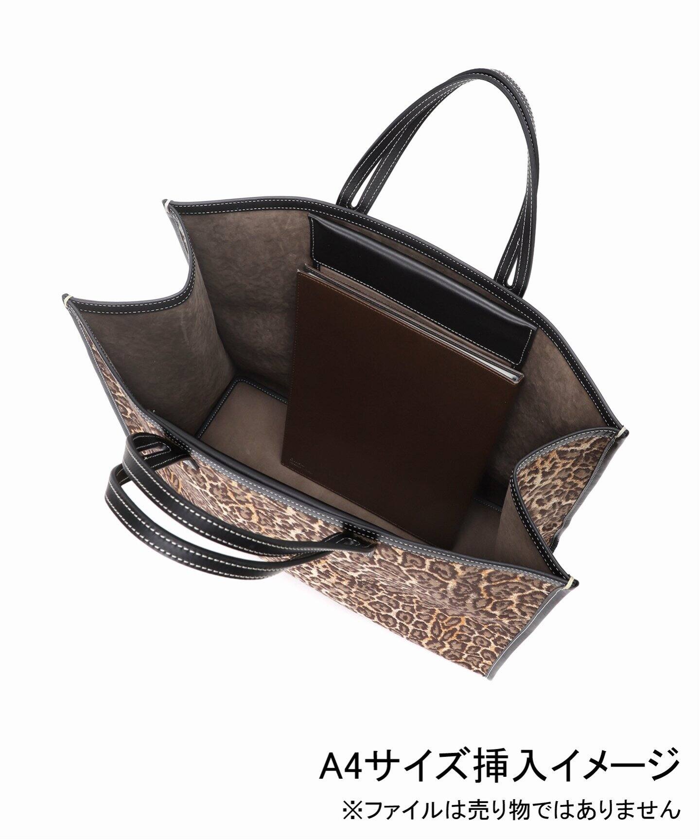 別注》【A VACATION/ア ヴァケーション】TANK-L BROWN LEO：トート  