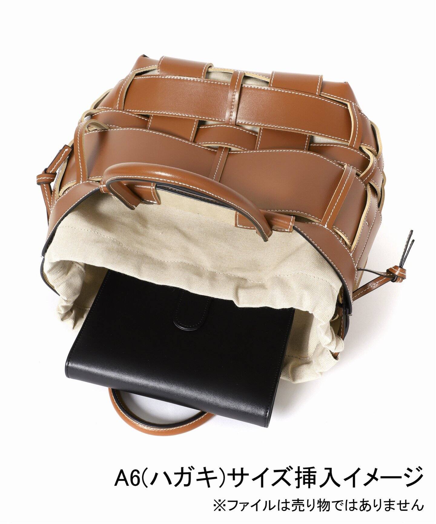ZANCHETTI / ザンケッティ】WOVEN MIDI SHOPPER：トートバッグ（トート  
