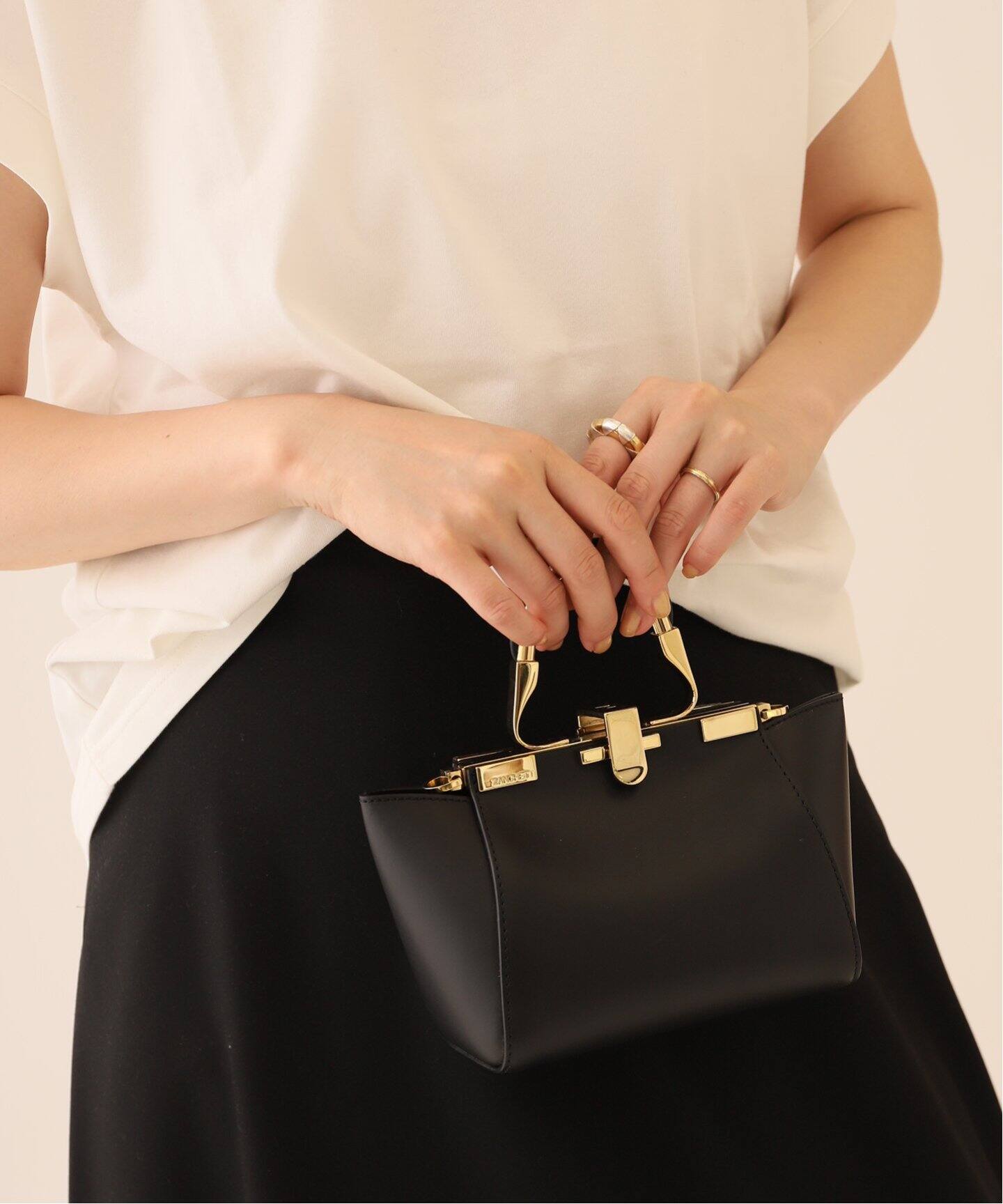 ZANCHETTI / ザンケッティ】AMLETO MINI：バッグ（ショルダーバッグ 