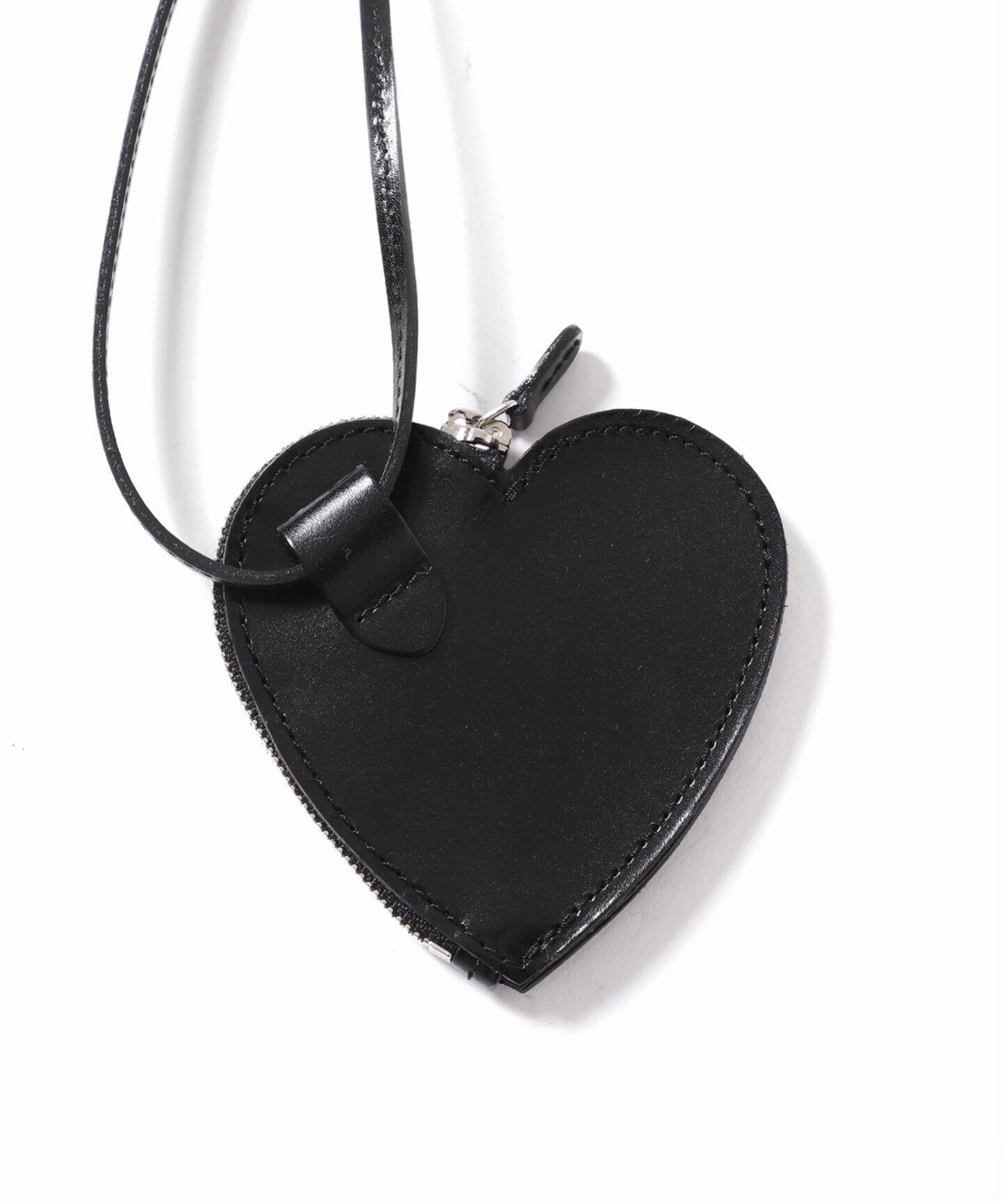 JANE SMITH/ジェーンスミス】LEATHER HEART COIN CASE NECKL：コイン  