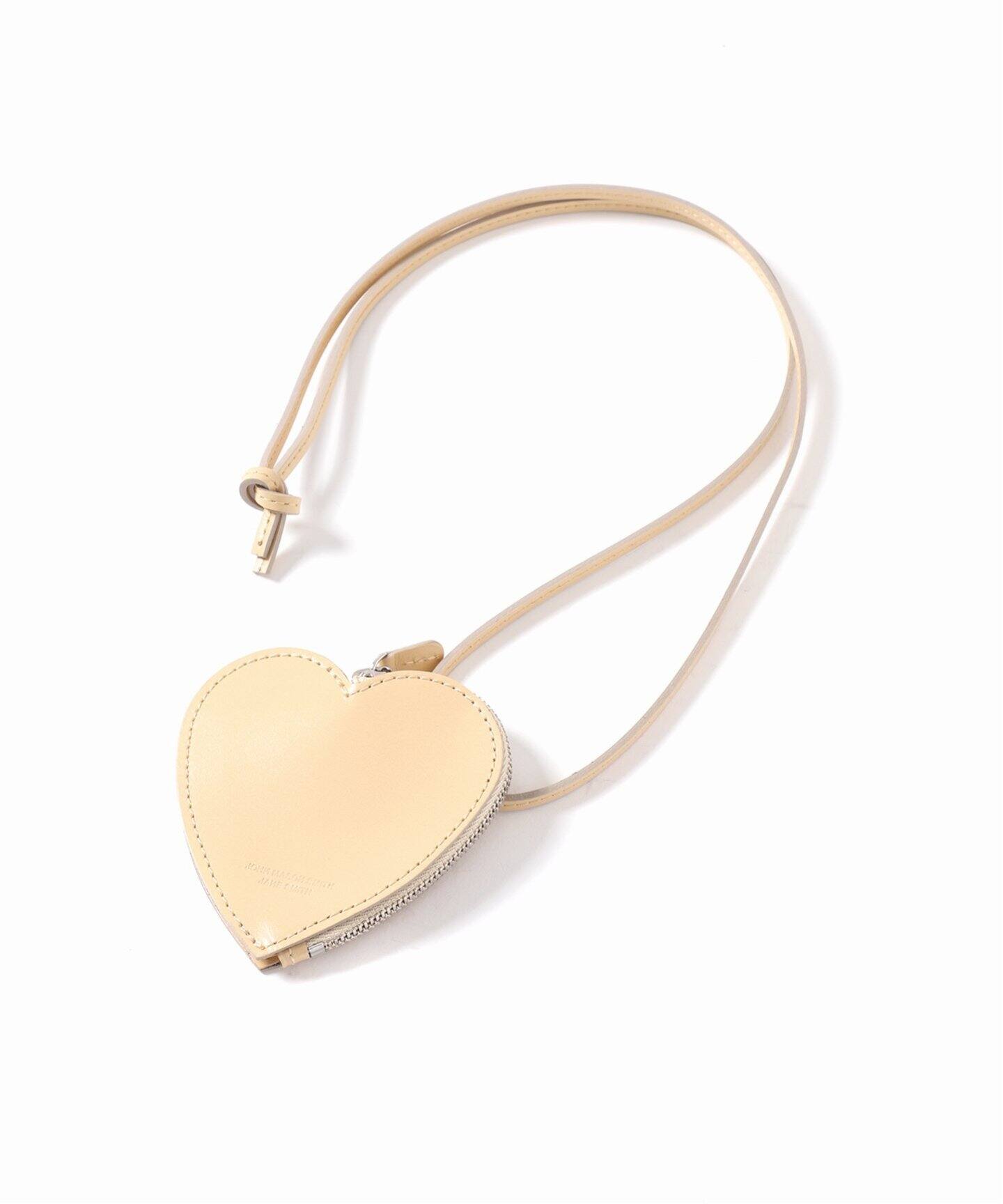 JANE SMITH/ジェーンスミス】LEATHER HEART COIN CASE NECKL：コイン  