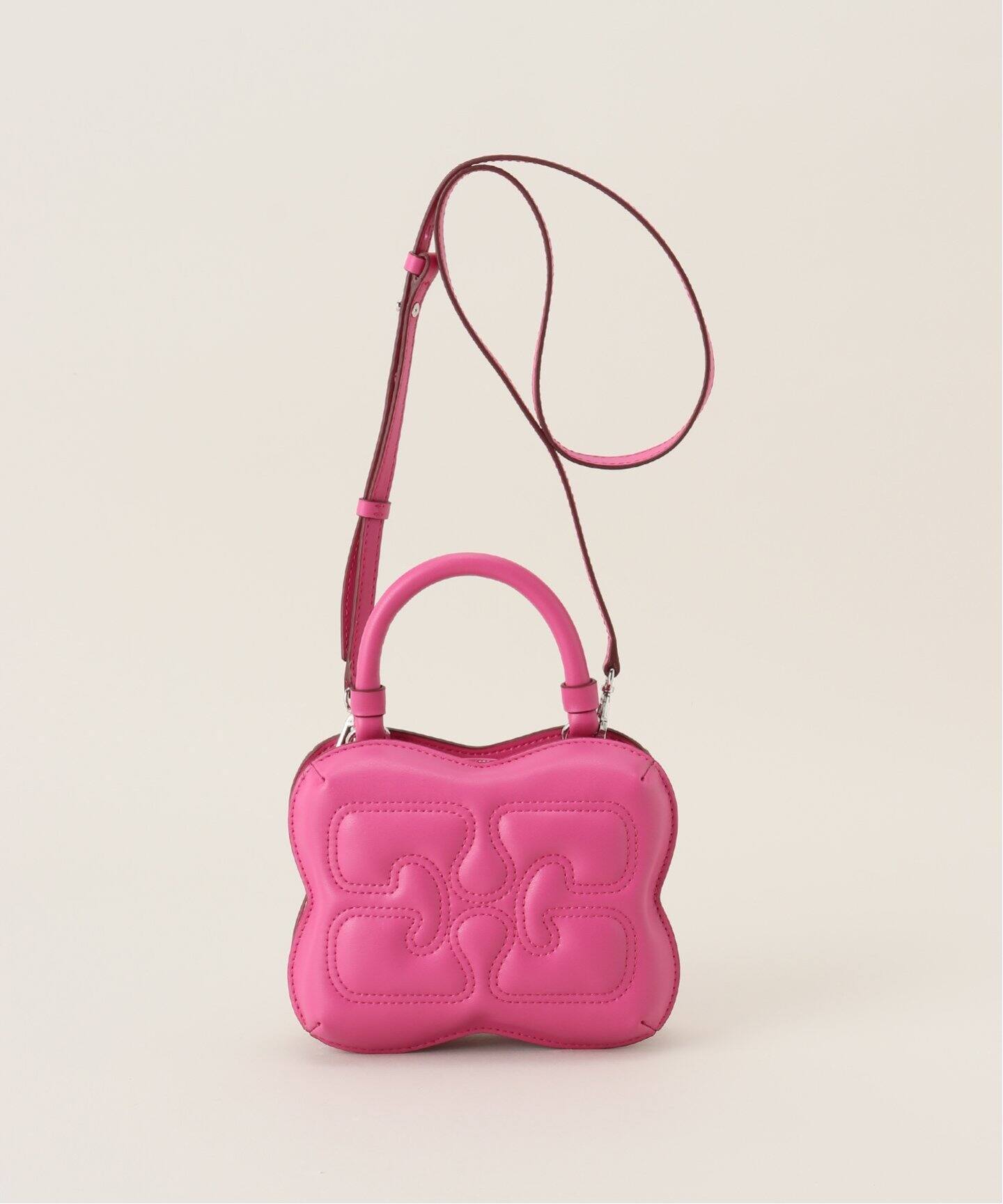 GANNI/ガニー】Butterfly Small Crossbody：ショルダーバッグ 