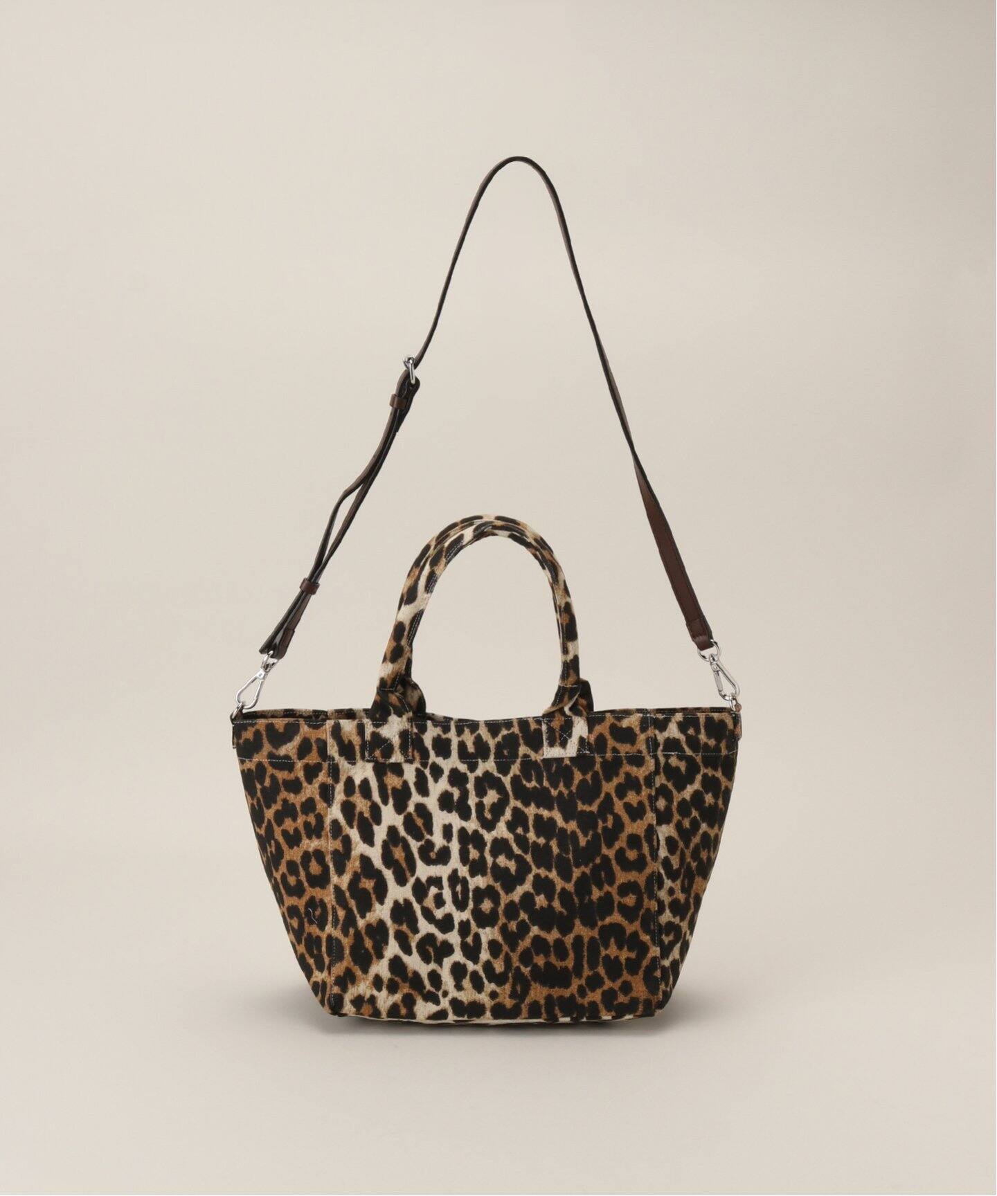 GANNI/ガニー】Small Easy Shopper Print：ショルダーバッグ 