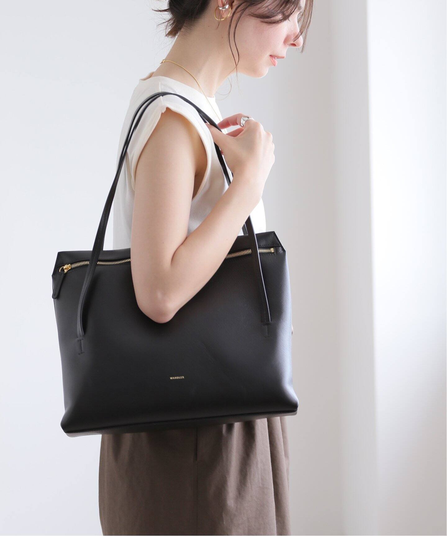 WANDLER/ワンドラー】Jo Tote Medium：トートバッグ（トートバッグ  