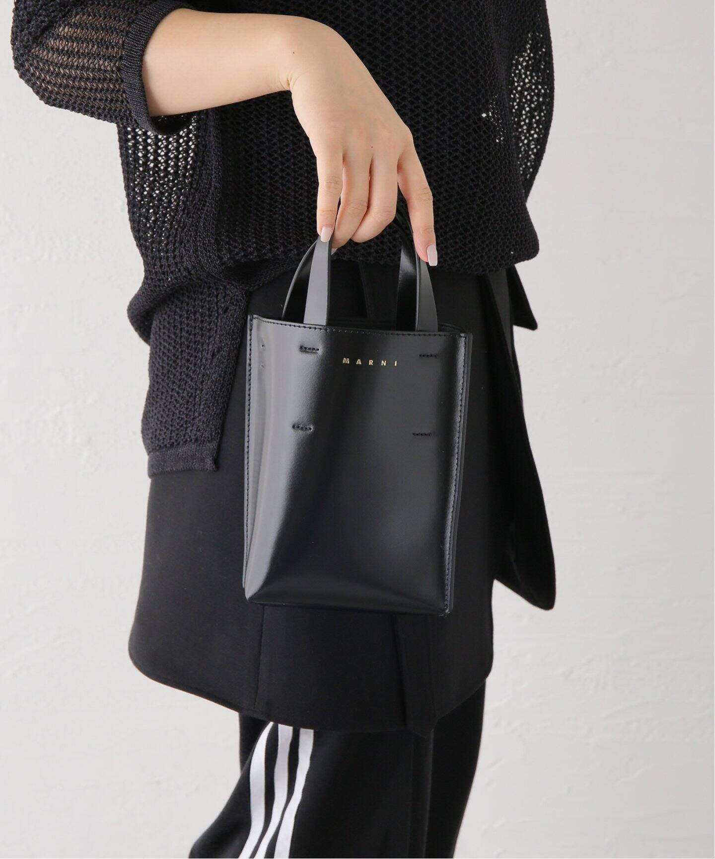 最終値下げ✳︎マルニ MARNI ショルダーバッグ MUSEO ナノ ブラック  