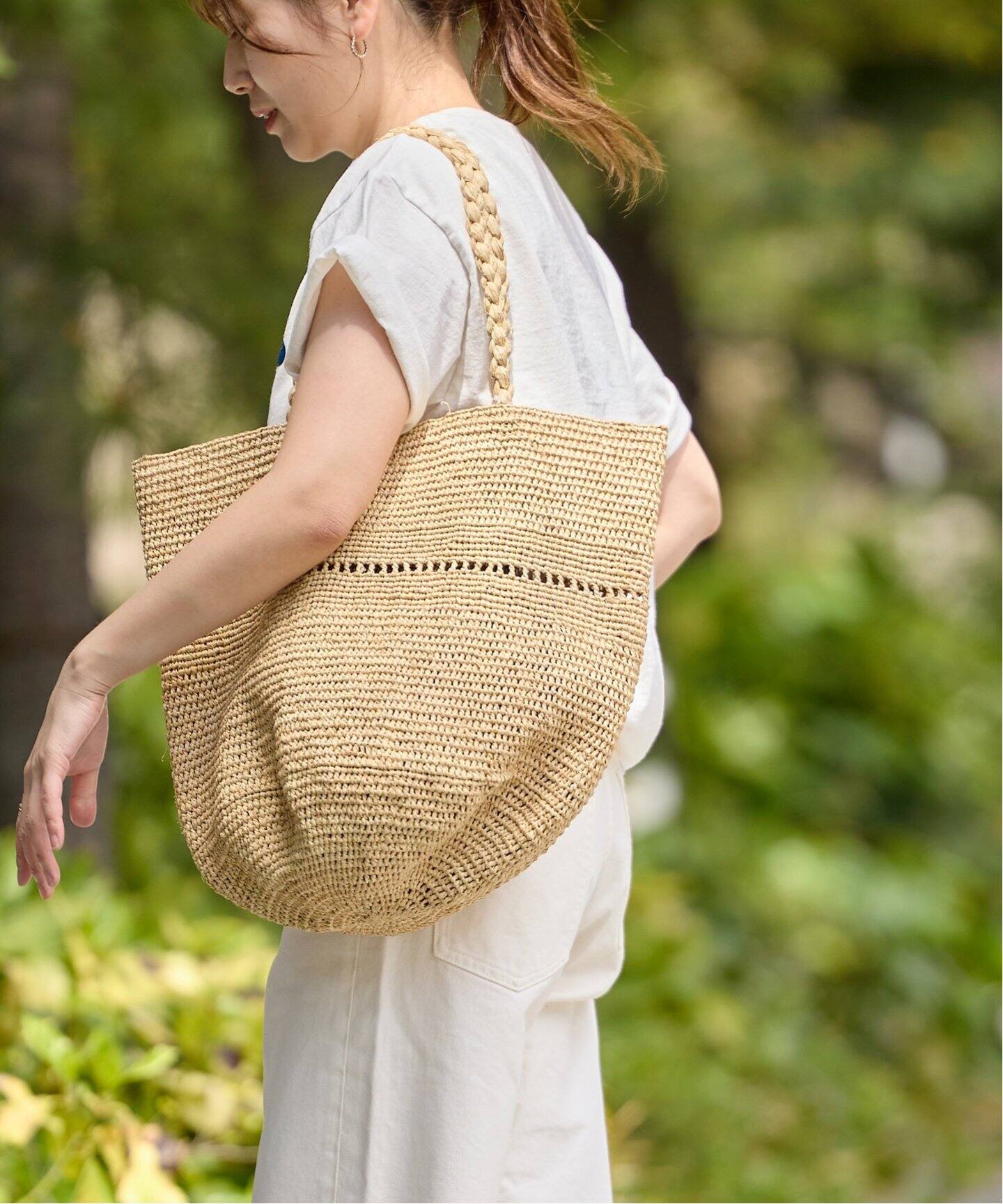 今期 メイドインマダ ALICE おもろい M LACE BAG ジャーナルスタンダード