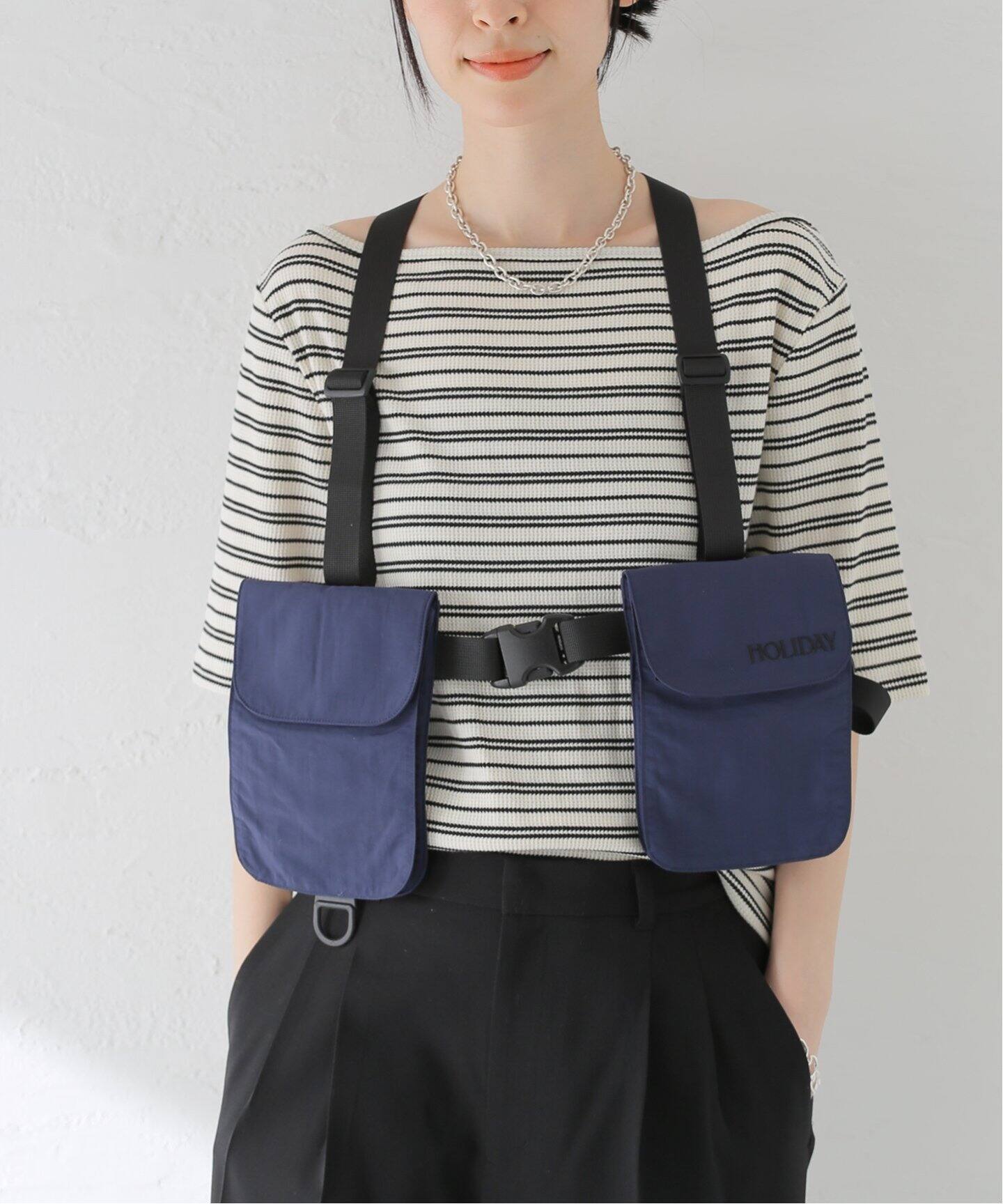 HOLIDAY/ホリデイ】SUPPLEX NYLON POCKET VEST 24103130（ベスト 
