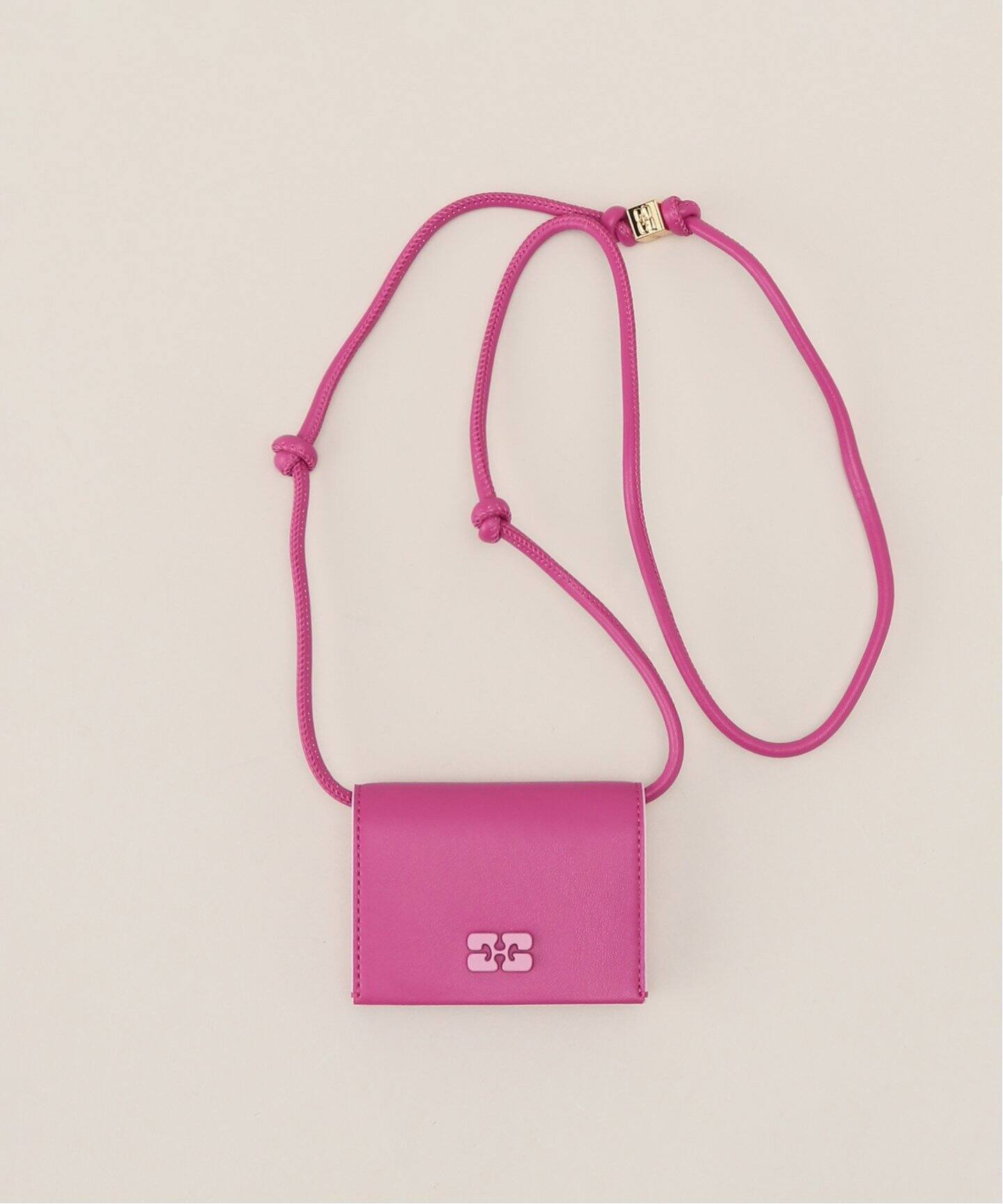 GANNI / ガニー】Bou Wallet On Strap：ショルダーバッグ（ショルダー  