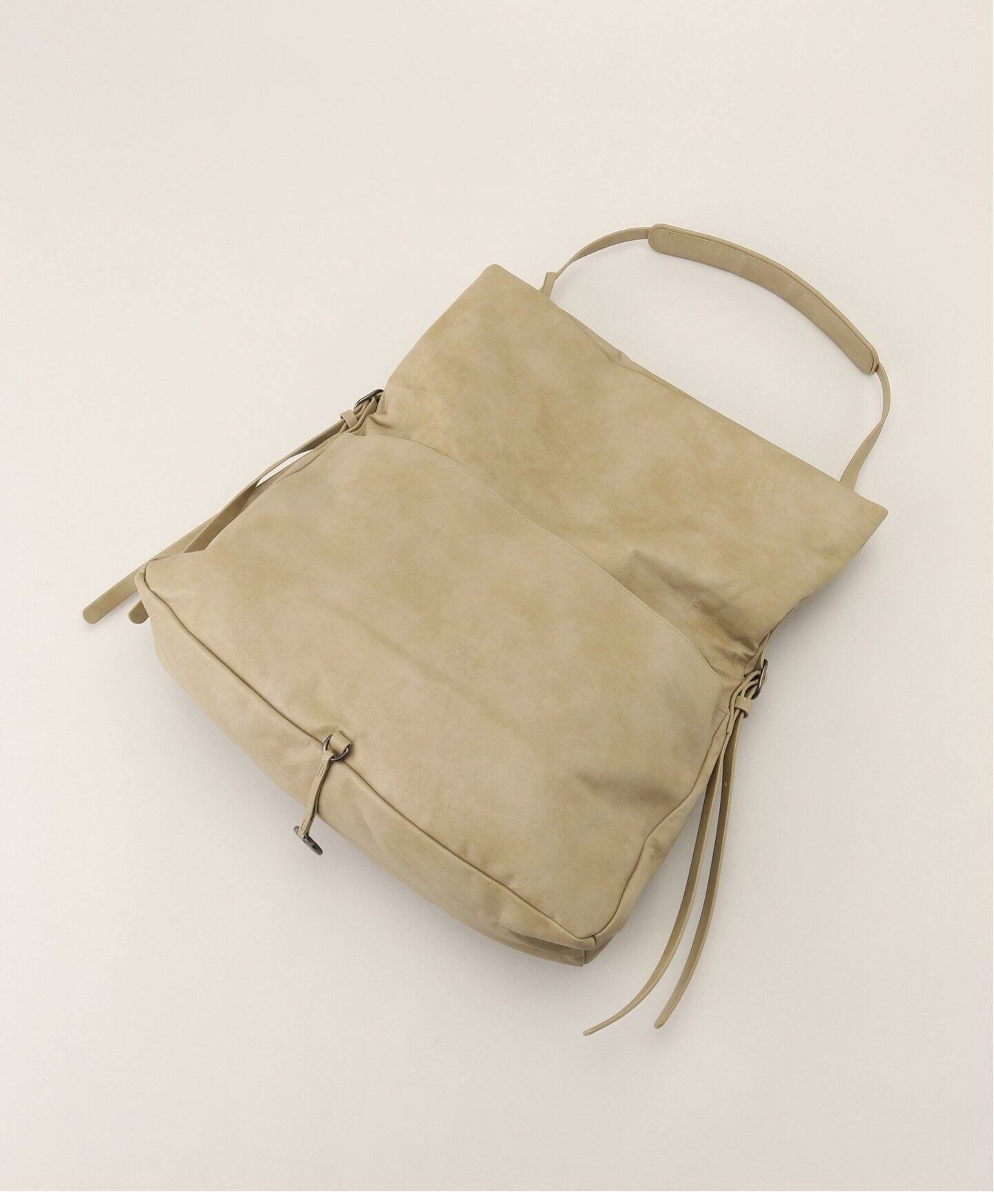 SCULPTOR/スカルプター】 Folded Slouchy Bag SL008211BW（ショルダー  