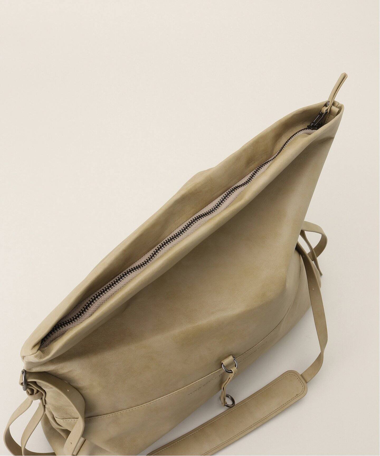 SCULPTOR/スカルプター】 Folded Slouchy Bag SL008211BW（ショルダー  