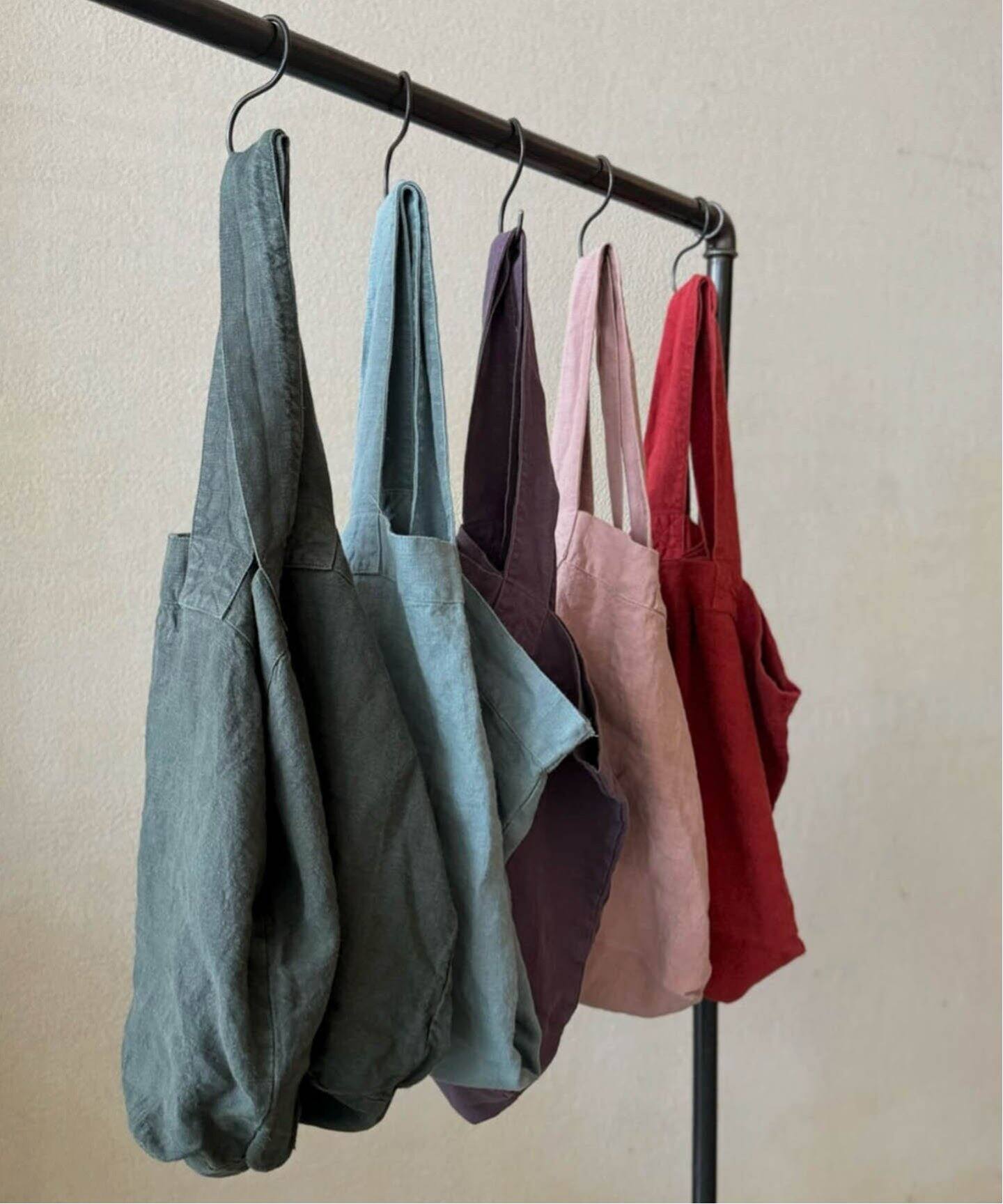 CHARVET EDITIONS / シャルベ ・エディション】 LINEN TOTE（トート  