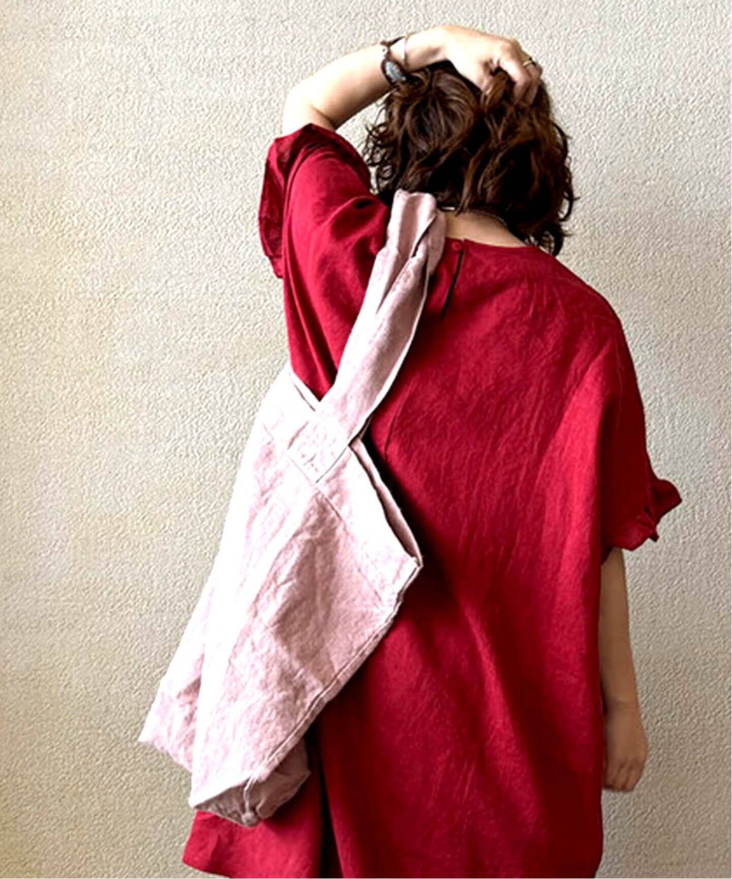 CHARVET EDITIONS / シャルベ ・エディション】 LINEN TOTE（トート  